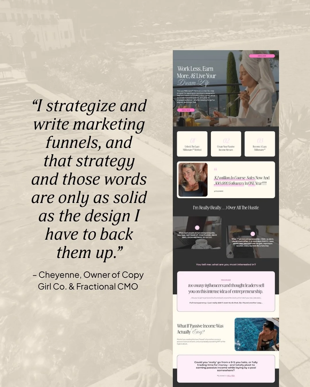 The best marketing strategies deserve equally powerful execution. ✨

Words and strategy can only take you so far&mdash; the design and delivery behind them is what turns a great idea into real results. That&rsquo;s exactly the kind of partnership Che