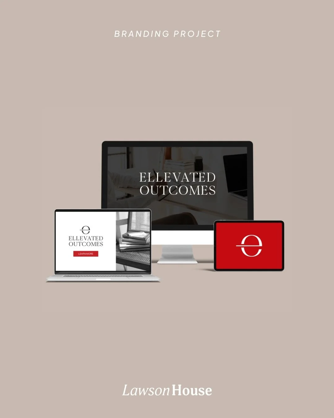 We&rsquo;re so excited to share some work we recently wrapped for @ellevatedoutcomes! Before diving into their new website project, we knew their brand needed to reflect that mission in every visual, so we started with a full brand refresh.

A full b