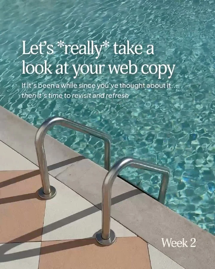 Visuals get all the attention. But copy gets stale too 😴 and stale copy is quietly costing you.

Here&rsquo;s a quick check worth doing this summer:

Does your homepage headline clearly say what you do and who you help? Not in a general, covers-ever
