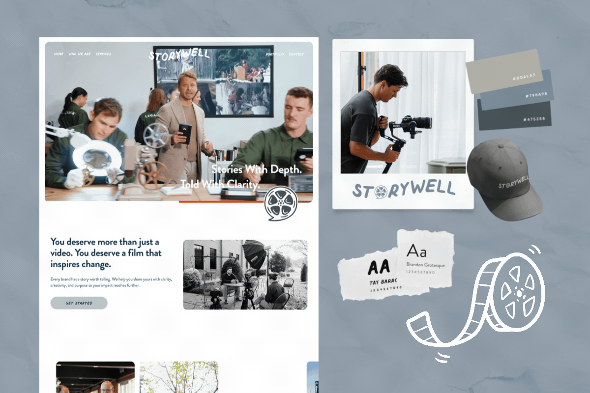 brand identity for a chattanooga videographer