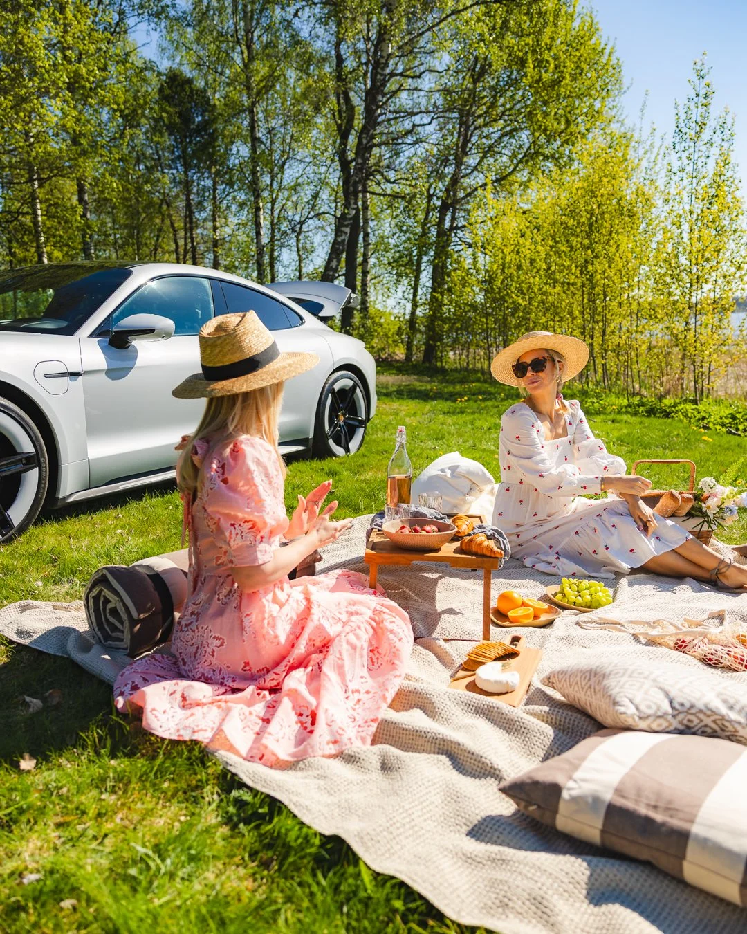 porsche taycan picnic