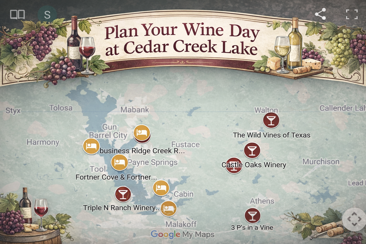 The Best Pour Around Cedar Creek Lake: Wineries to Visit This Season. 