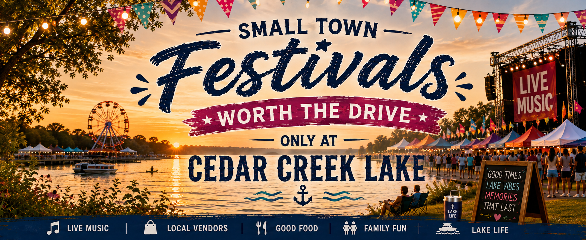 Small-Town Festivals Worth the Drive — Only at Cedar Creek Lake
