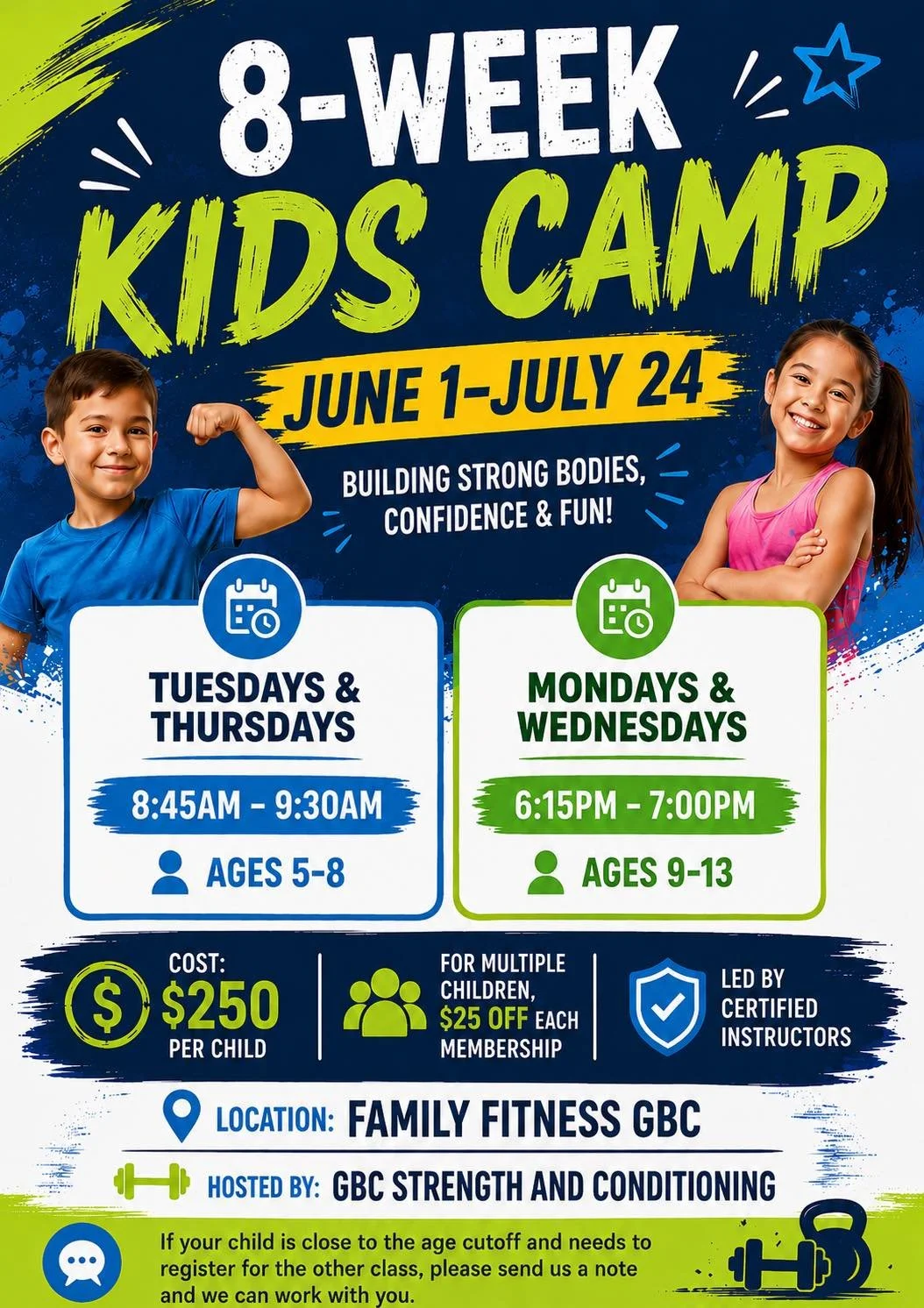 Kids Camp Family Fitness GBC.