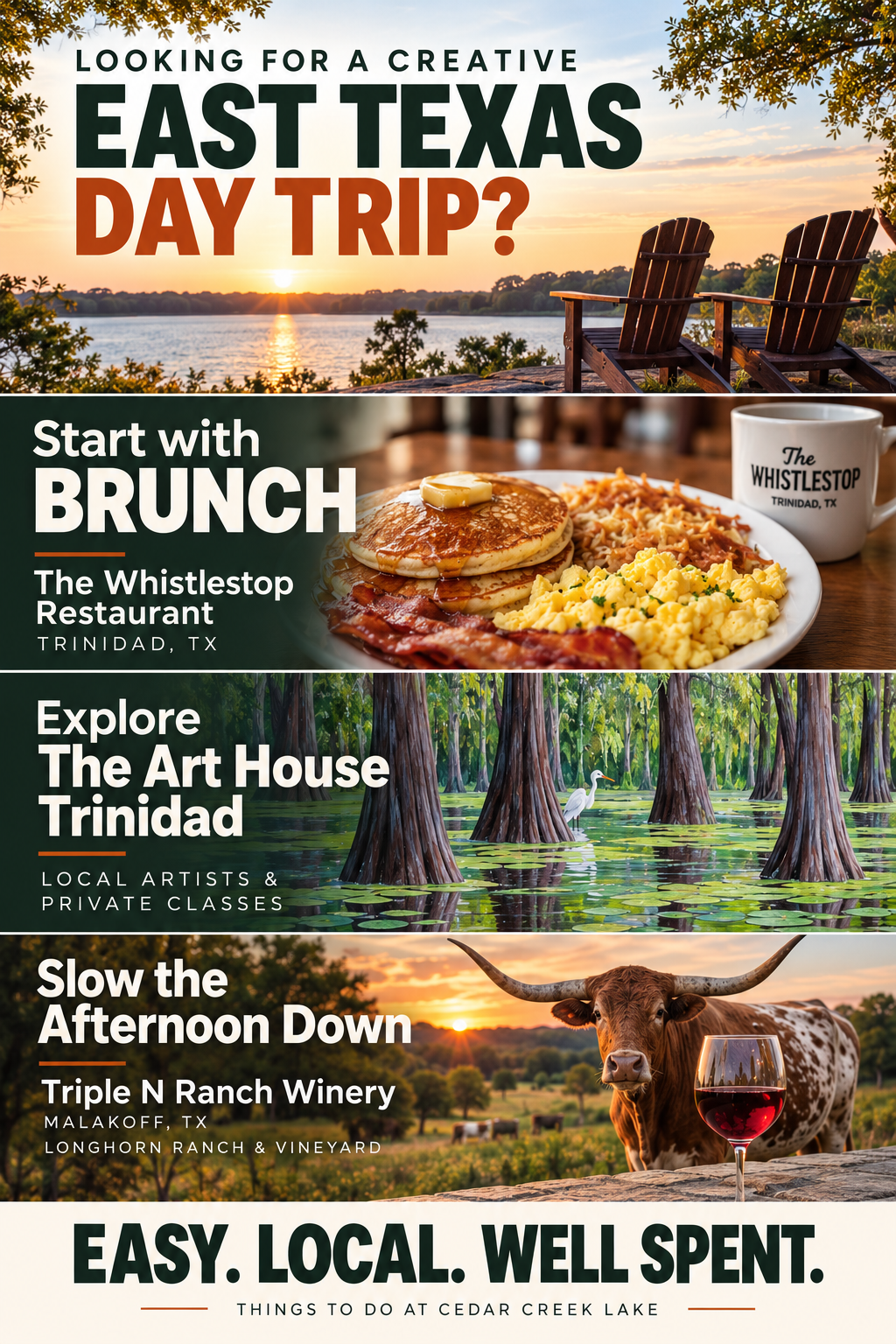 East Texas Arts & Wine Day Trip