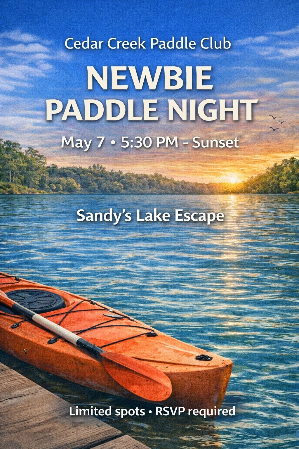 Newbie Paddle Night @ Sandys Lake Escape.jpg