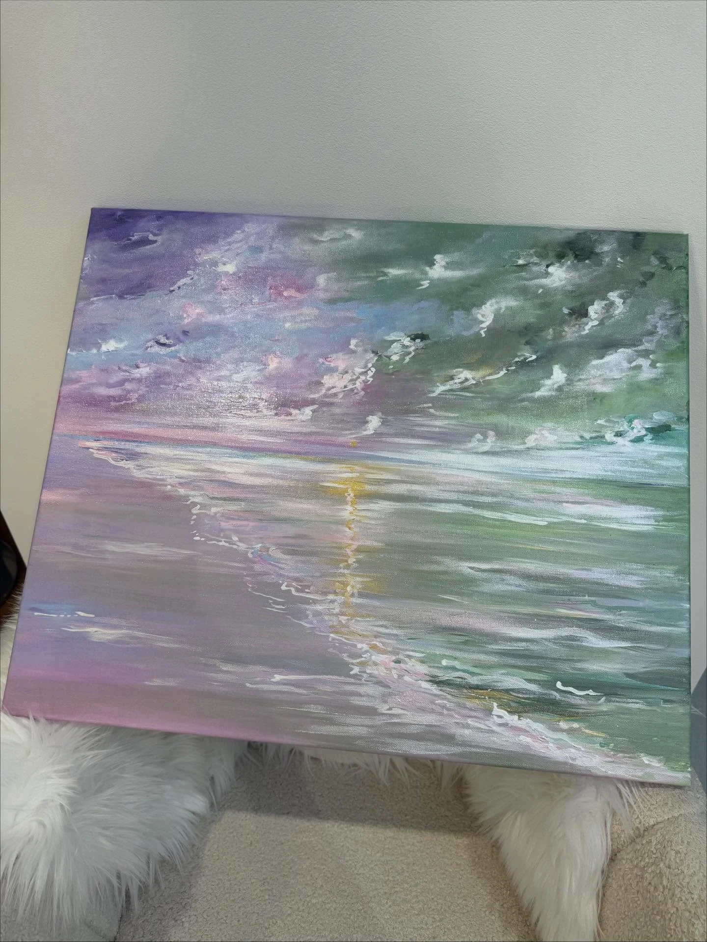 has to be one of my most favourite paintings EVER 🥹✨💘💜🩵💚

inspired by wicked for good ✨

i have been so excited to paint a new wicked inspired piece, this time with the colours of glinda&rsquo;s new dress &lt;3

i loved painting this so much 💗
