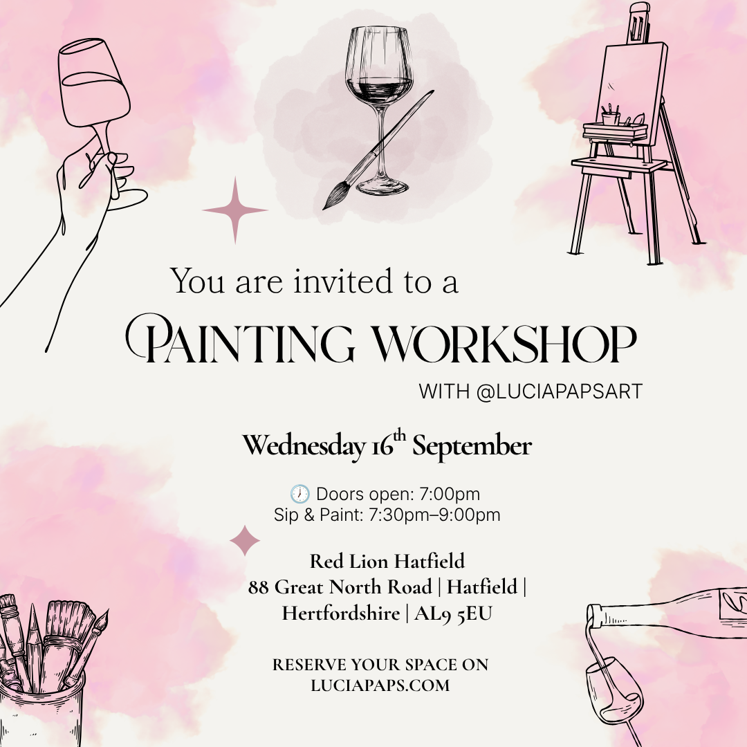 Sip & Paint at The Red Lion, Hatfield