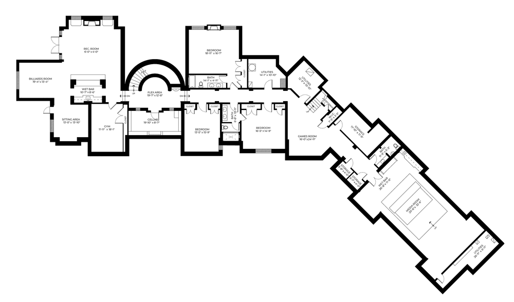 Luxury Home For Sale Near Vancouver BC Main House Layout — Tannin Manor