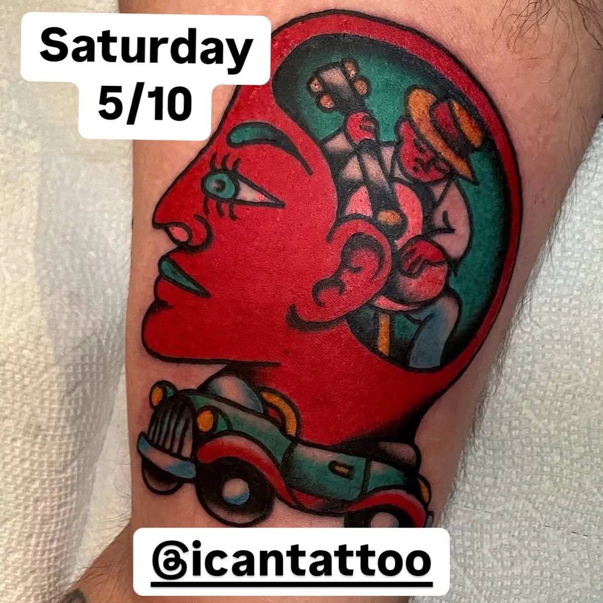 We&rsquo;re stoked to have @icantattoo sit in with us for the day this Saturday. Dm him directly to book