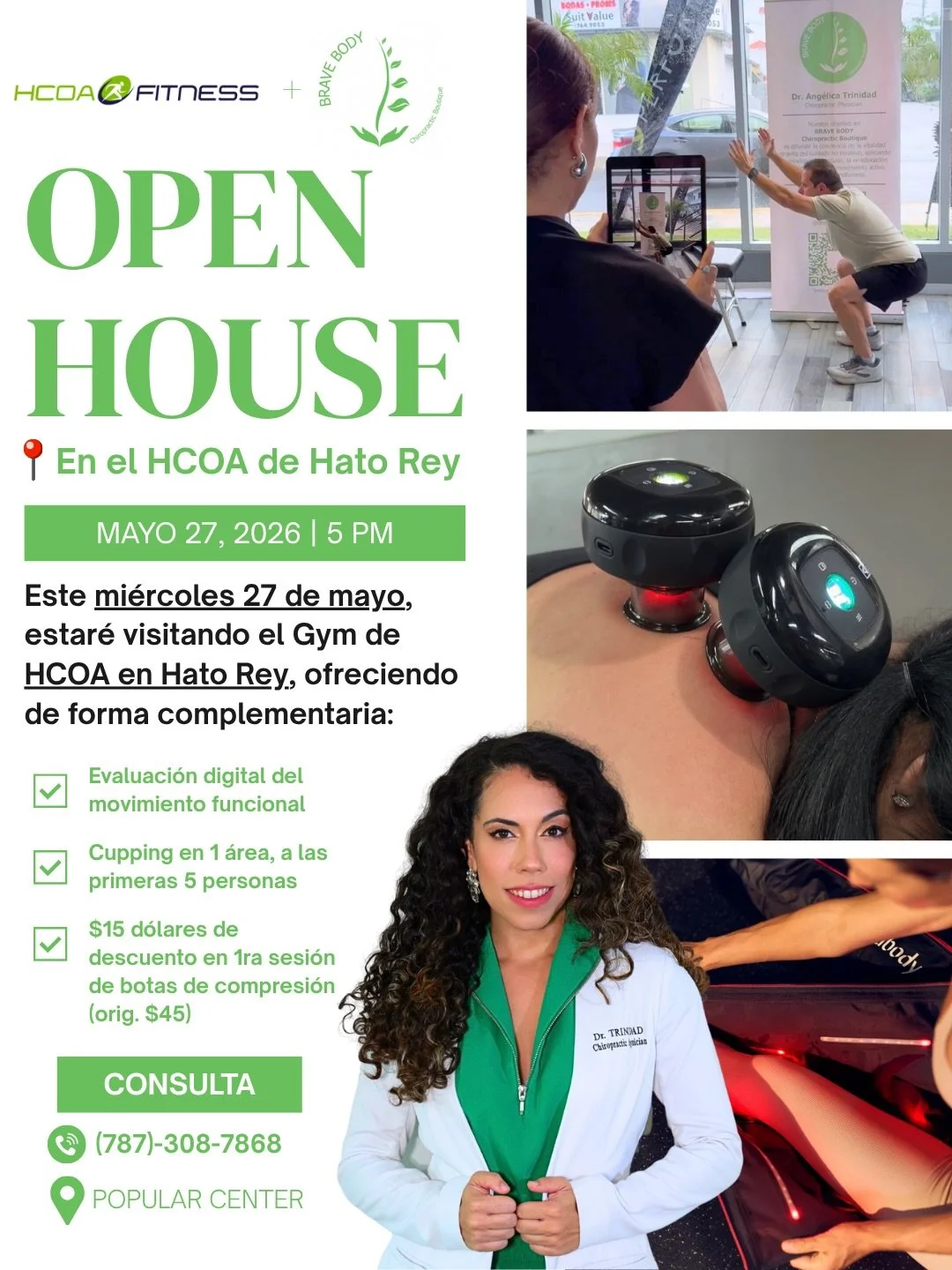 Ma&ntilde;ana mi&eacute;rcoles 27 de mayo, 5pm estar&eacute; en el open house de HCOA de Hato Rey