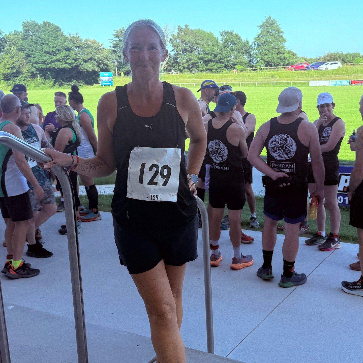 A moment of calm before my first trail race. What do you see when you look at this? Some might create a story that I'm overconfident or maybe that I've got my life perfectly organised. Others might judge, thinking I don't belong or look a certain way
