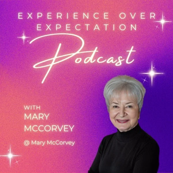 Rebecca speaks with Mary McCorvey on the Experience Over Expectation podcast