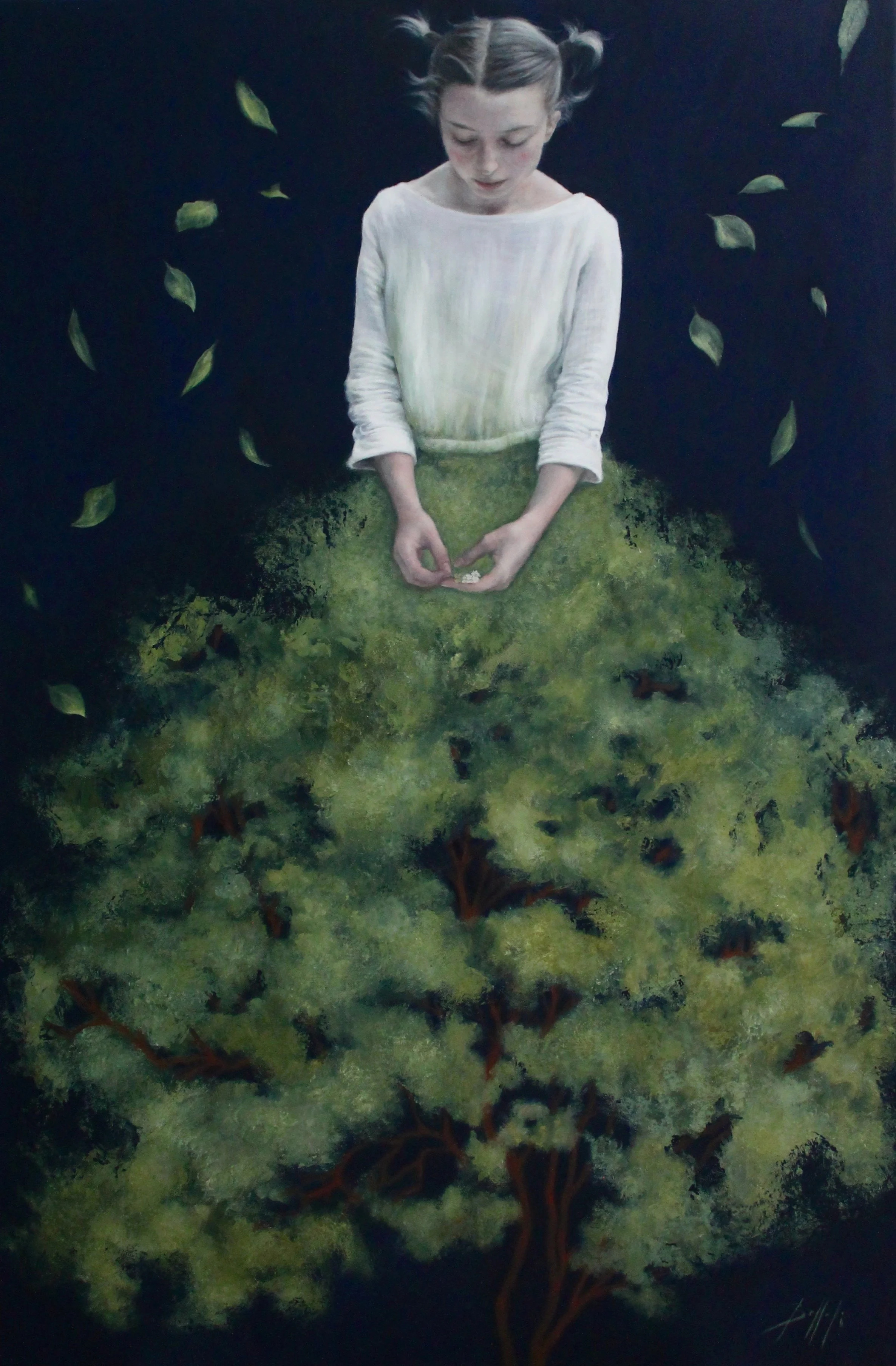 The Last Tree - acrylic colors on canvas - 80x120 - 2025 (SOLD)