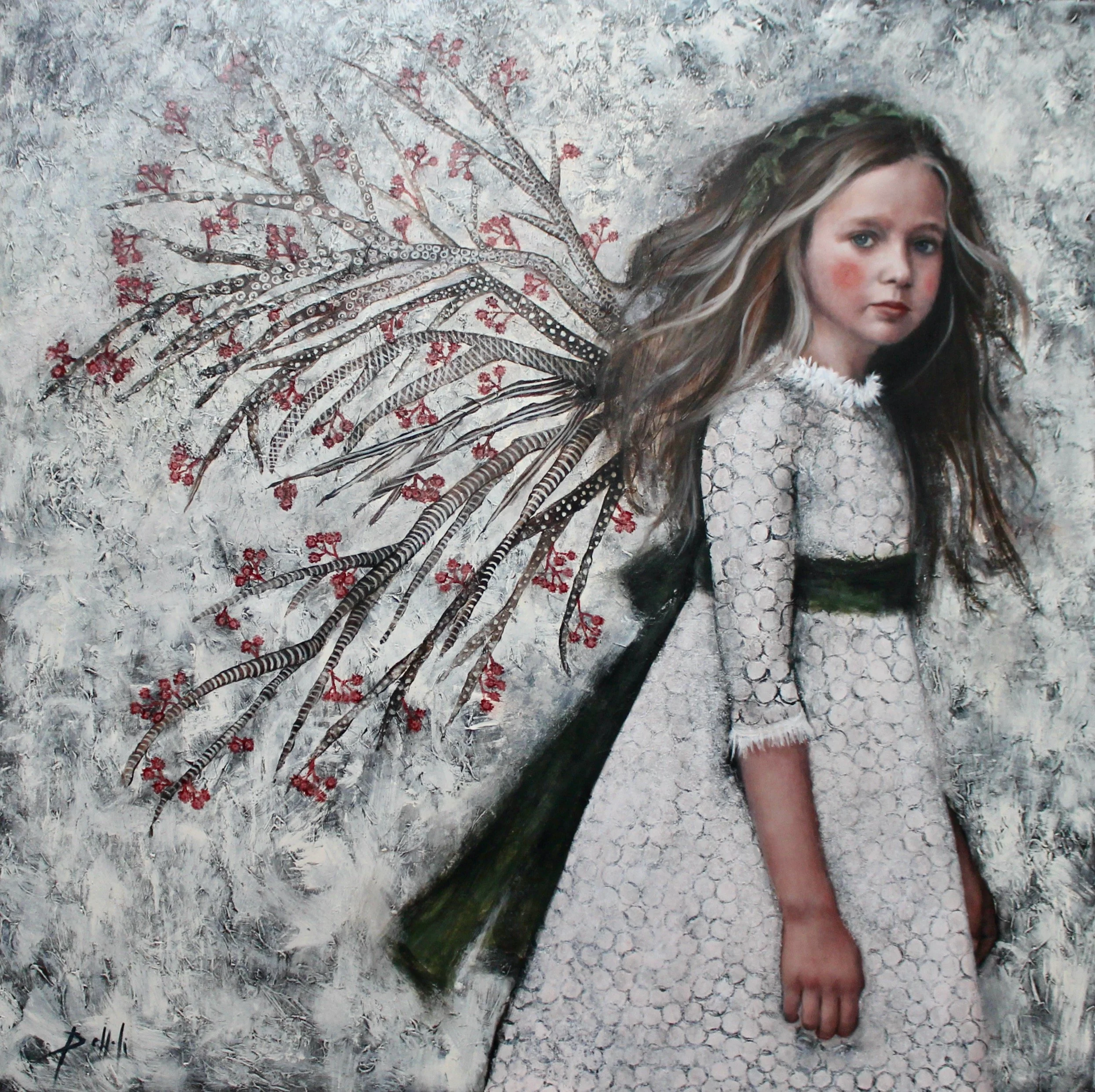 Biophilia III - acrylic colors on canvas - 100x100 - 2023 (SOLD)