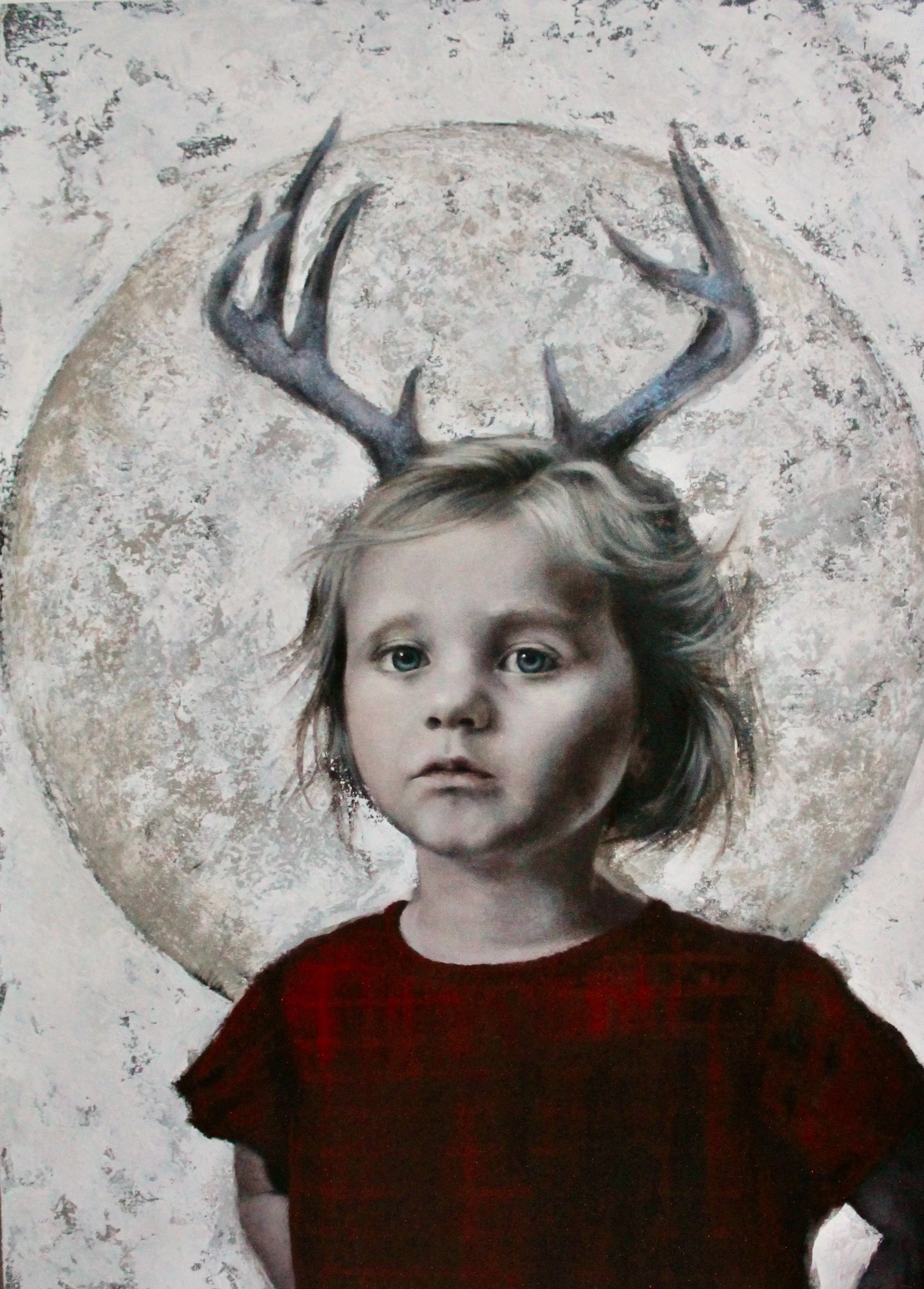 Save the planet II - acryli colors on cradled birch wood panel - 50x70x3 - 2024 (ON SALE)