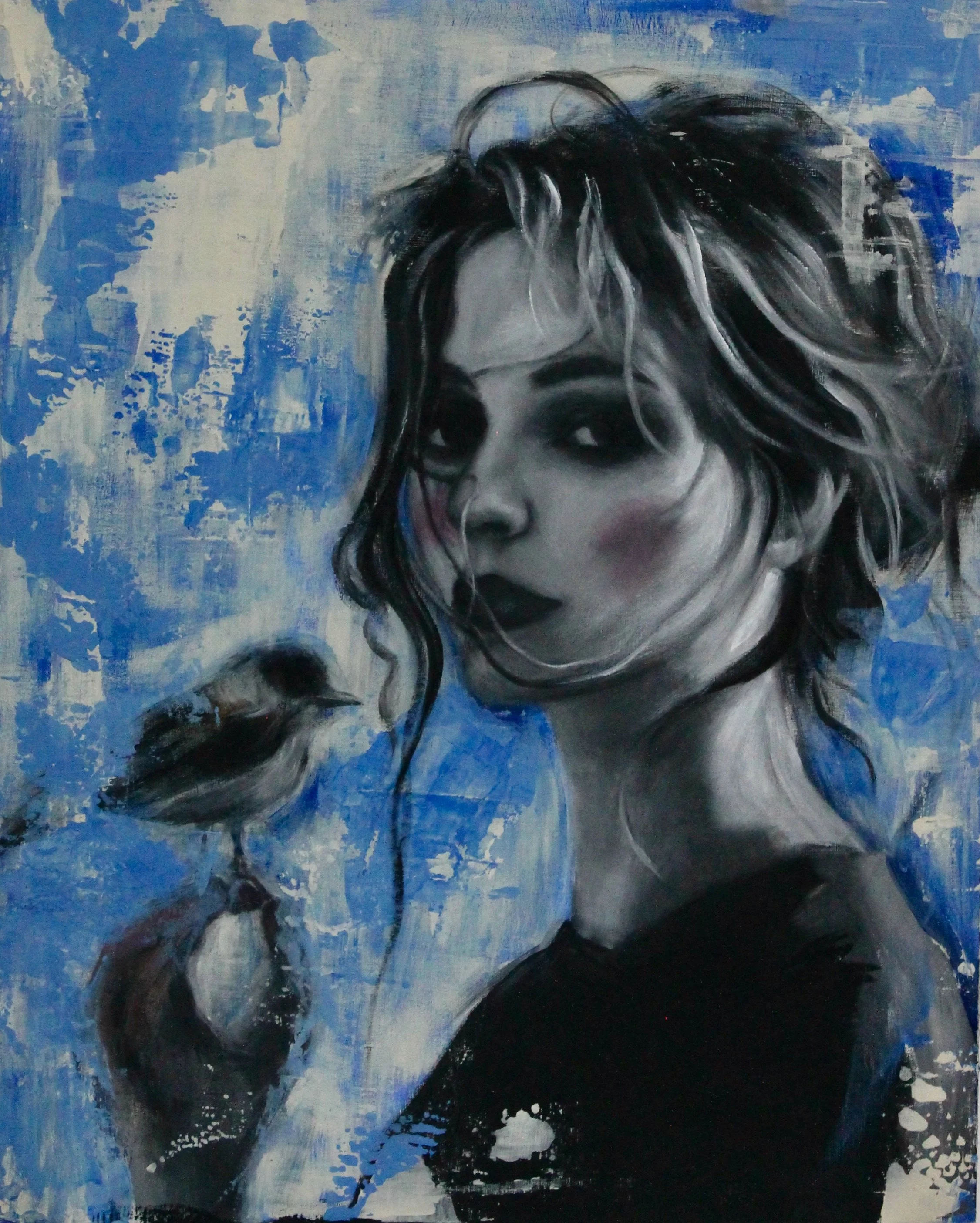 Desappear - acrylic colors on wood - 40x50 - 2022 (SOLD)