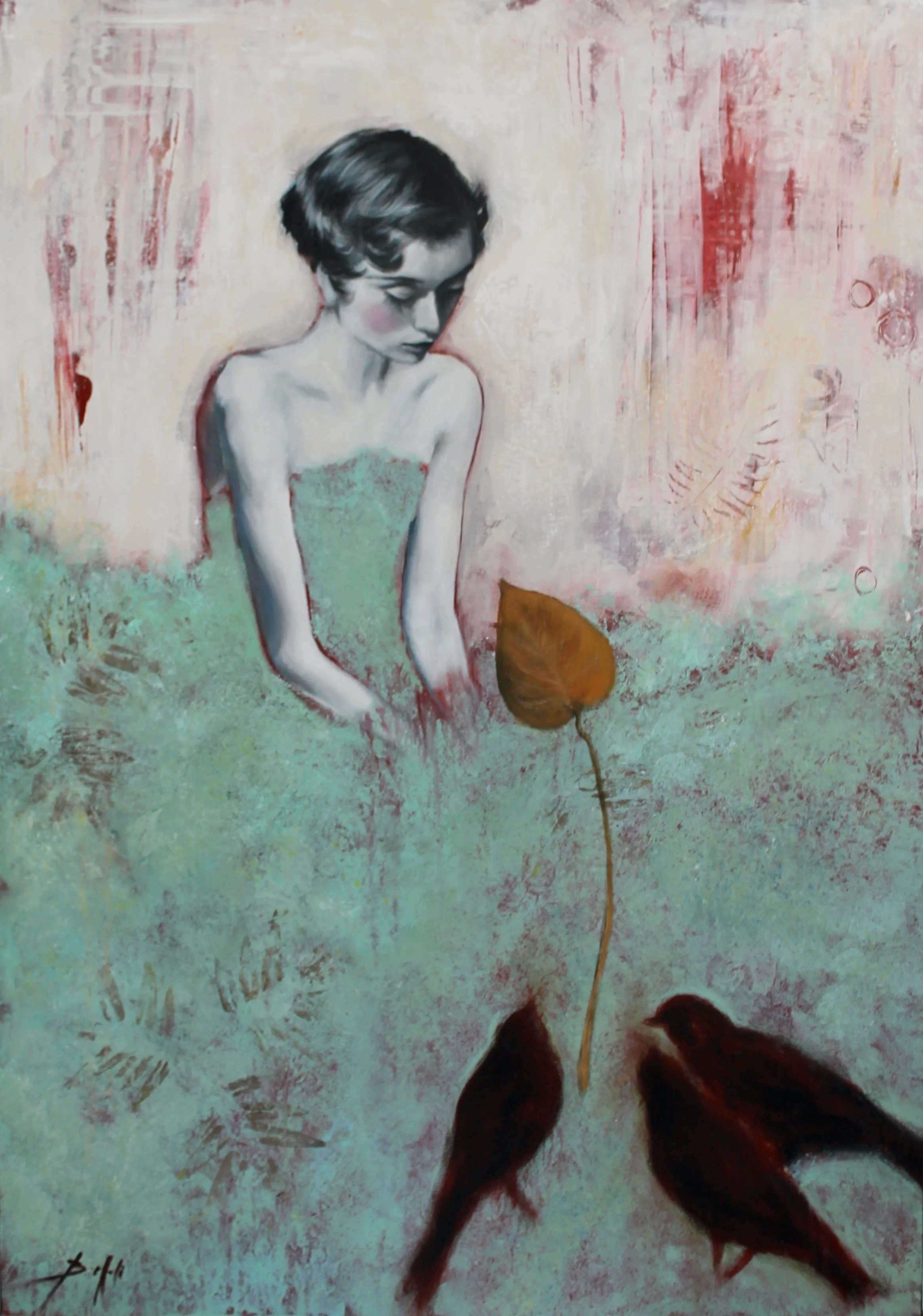 Il conciliabolo - acrylic colors on canvas - 70x100 - 2022 (SOLD)