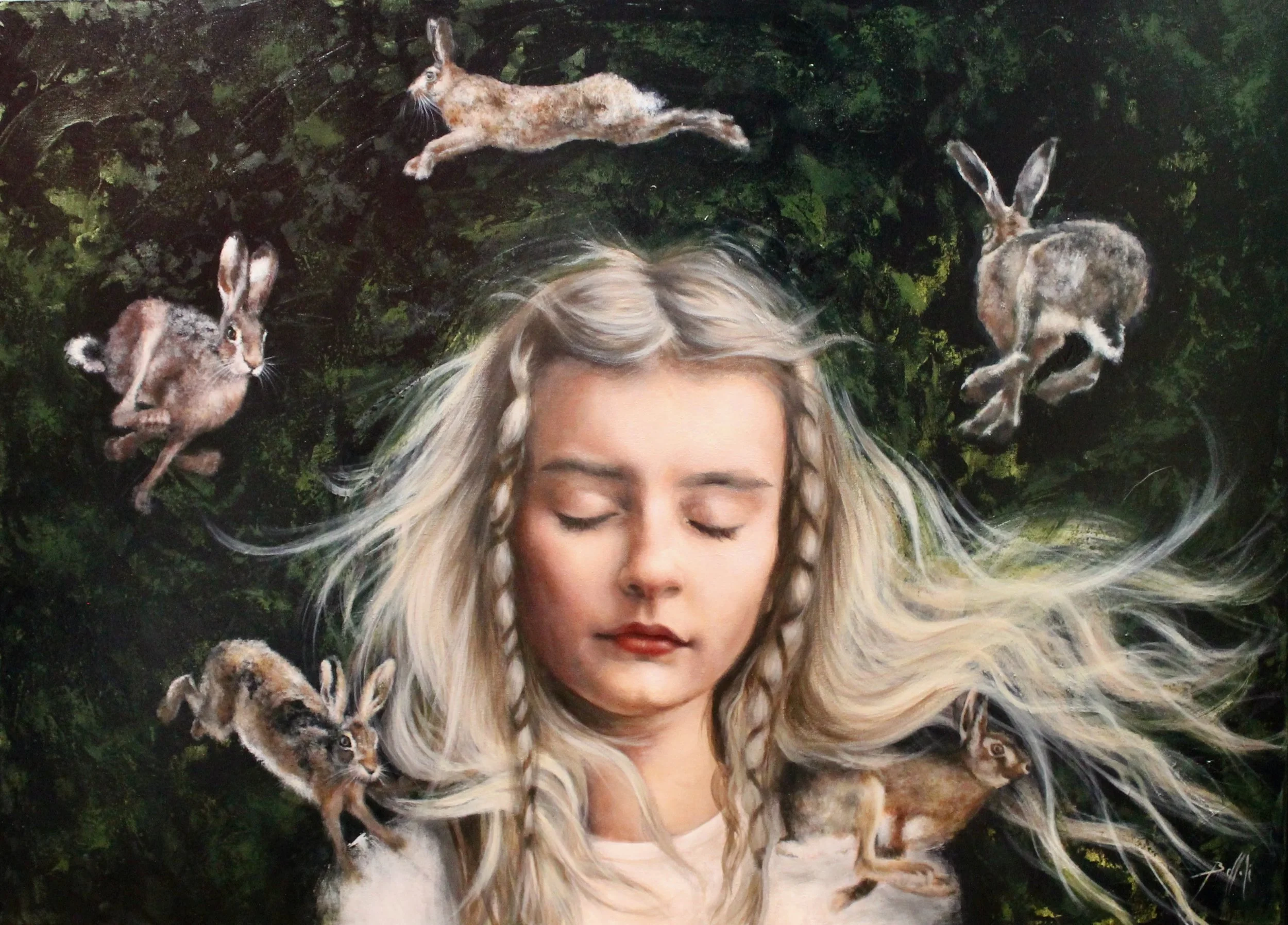 This is not a dream - acrylic colors on canvas - 110x80 - 2024 (SOLD)