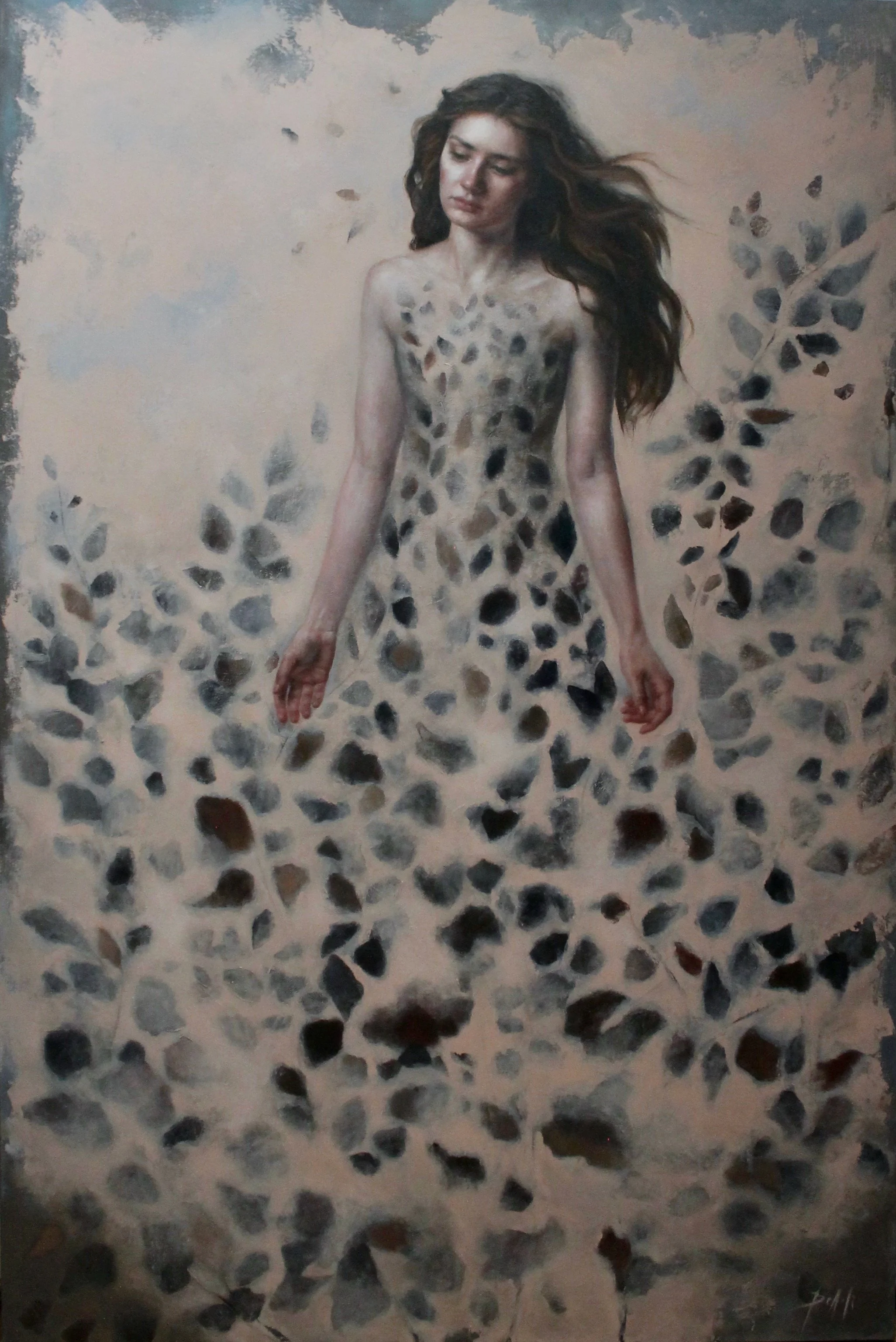 Incorporea - acrylic on canvas - 120x80x2 - 2026 (ON SALE)