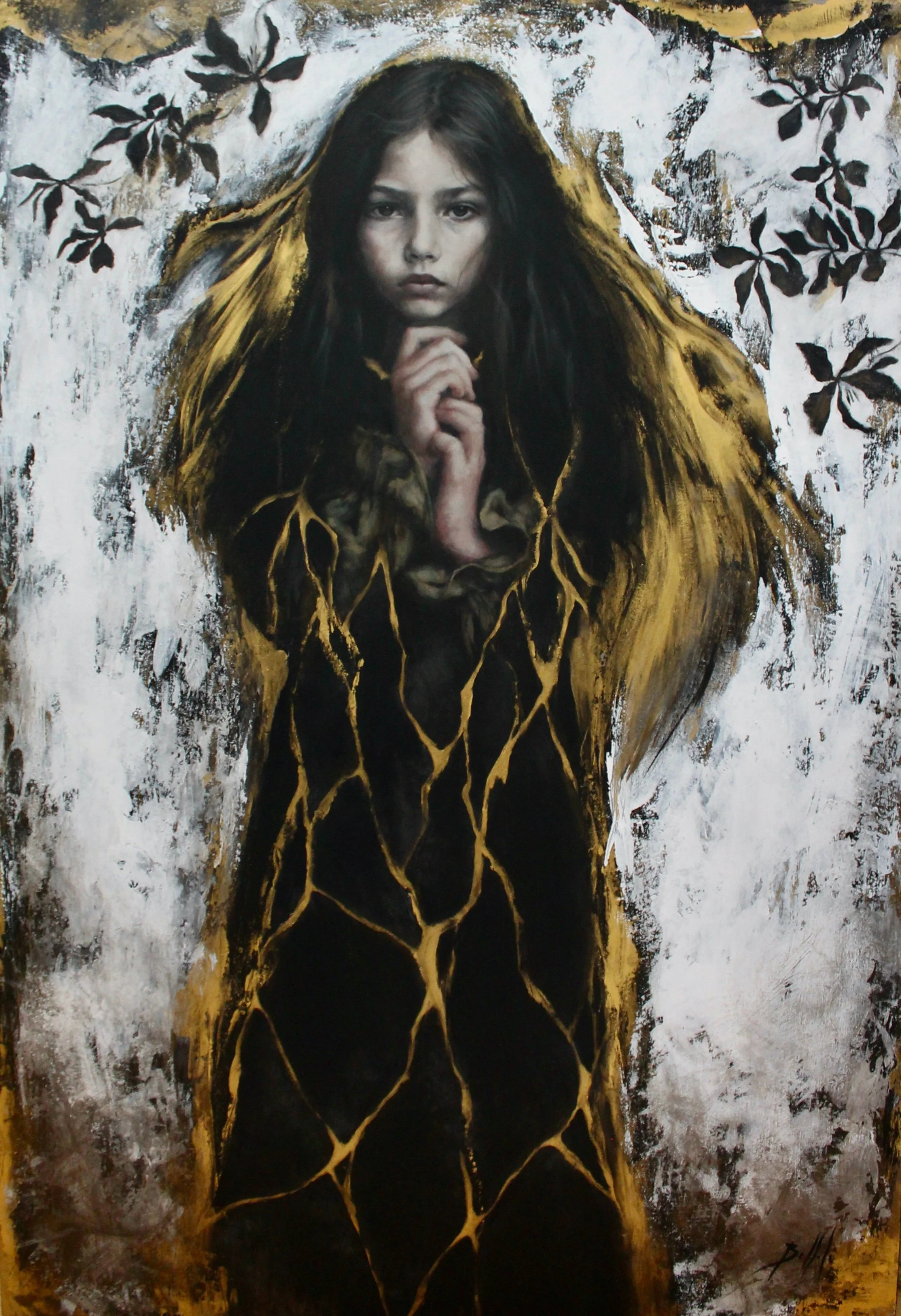 And a Thousand Times Again, my Voice - acrylic colors on birch wood panel - 70x100x4 - 2025 (ON SALE)