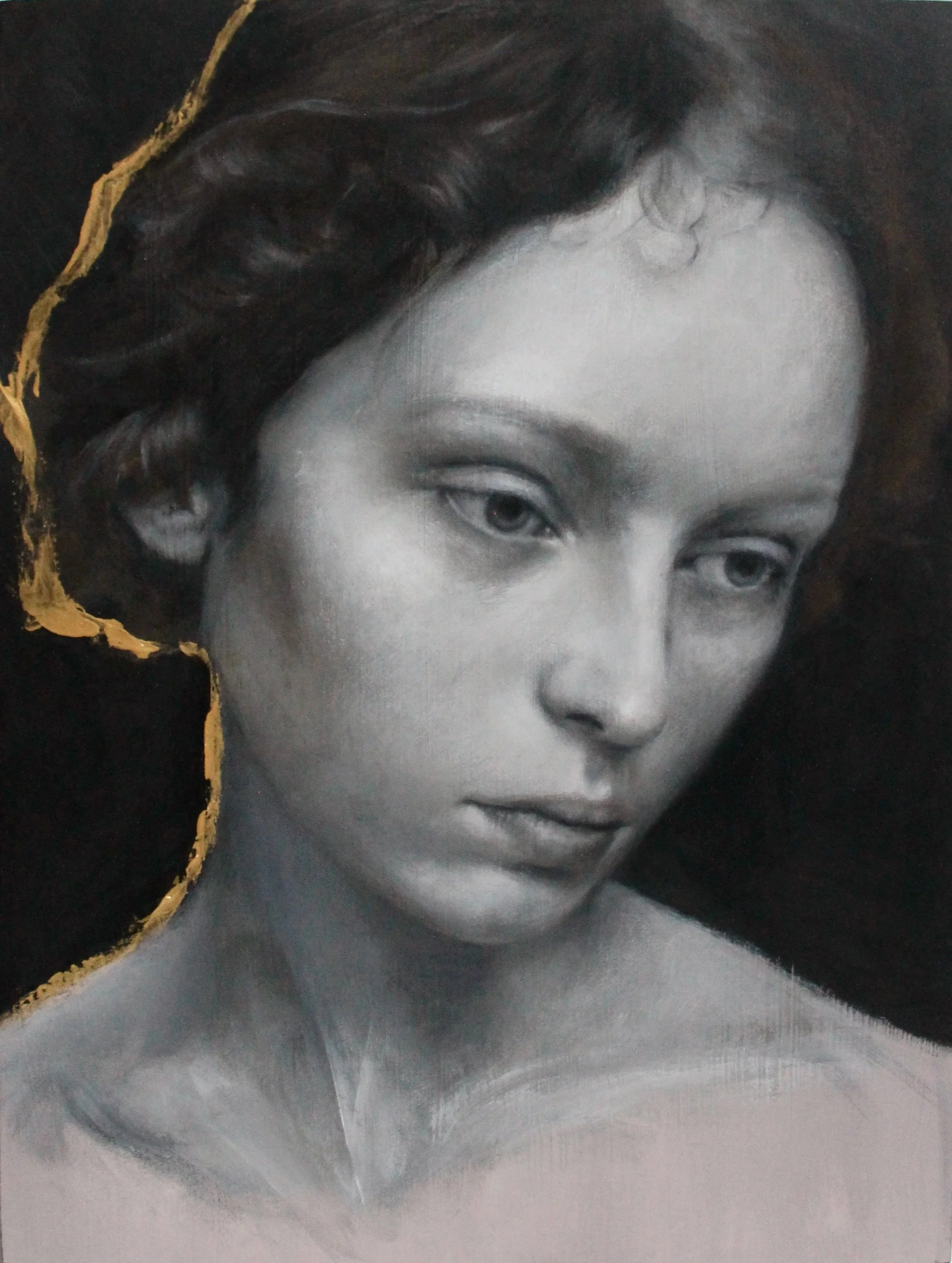 My Kintsugi II - acrylic colors on wood - 30x40x3 - 2025 (SOLD)