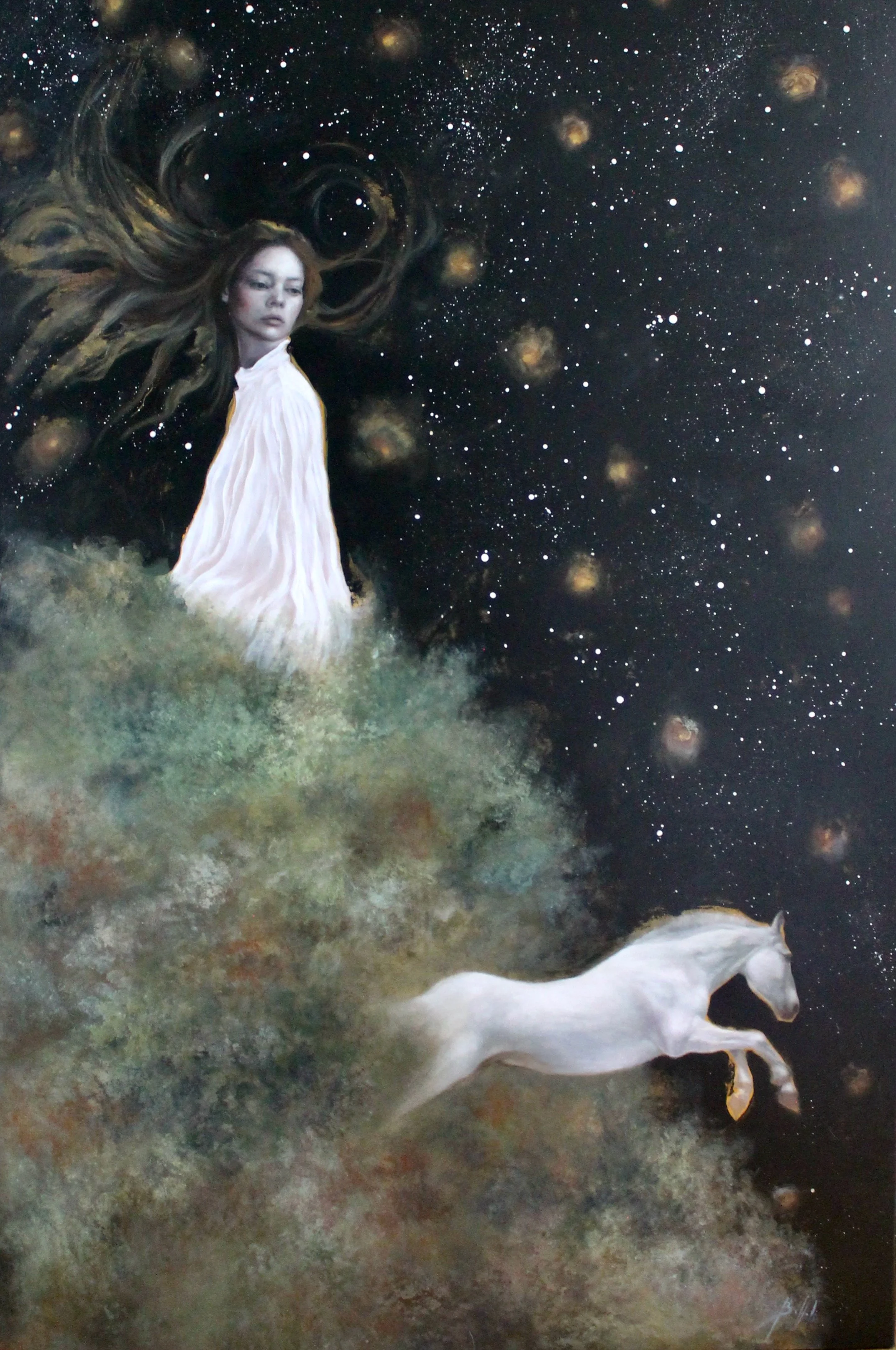 Near, far, further ... - acrylic colors on canvas - 80x120 - 2025 (ON SALE)