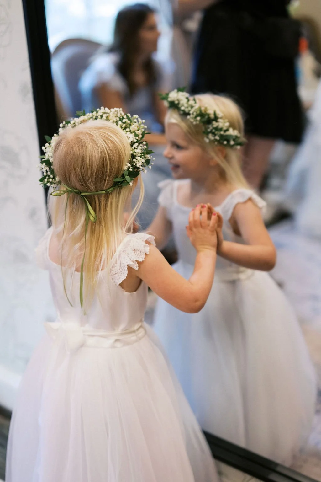 Flower girl crown