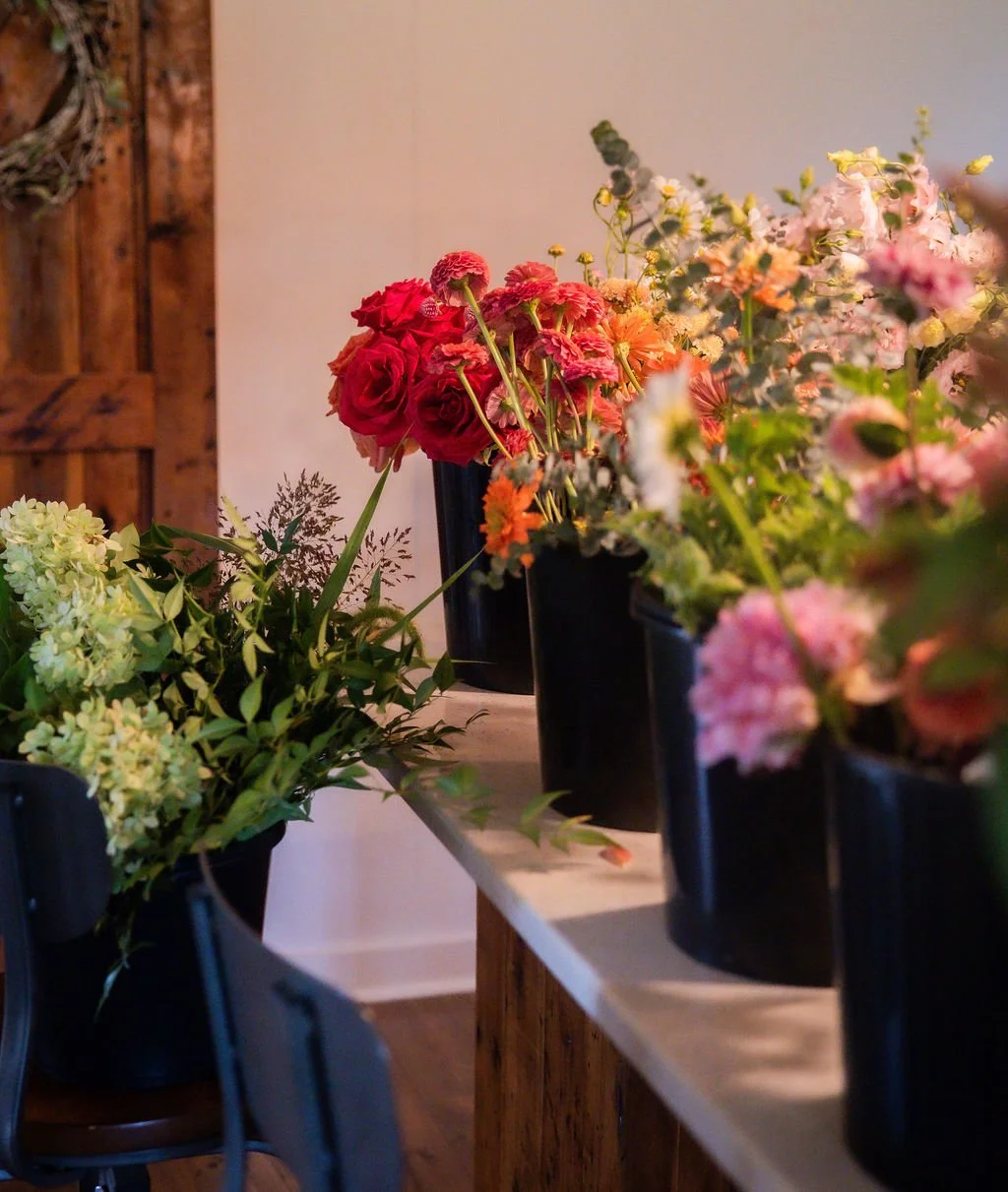 Wedding flowers for summer bud vases