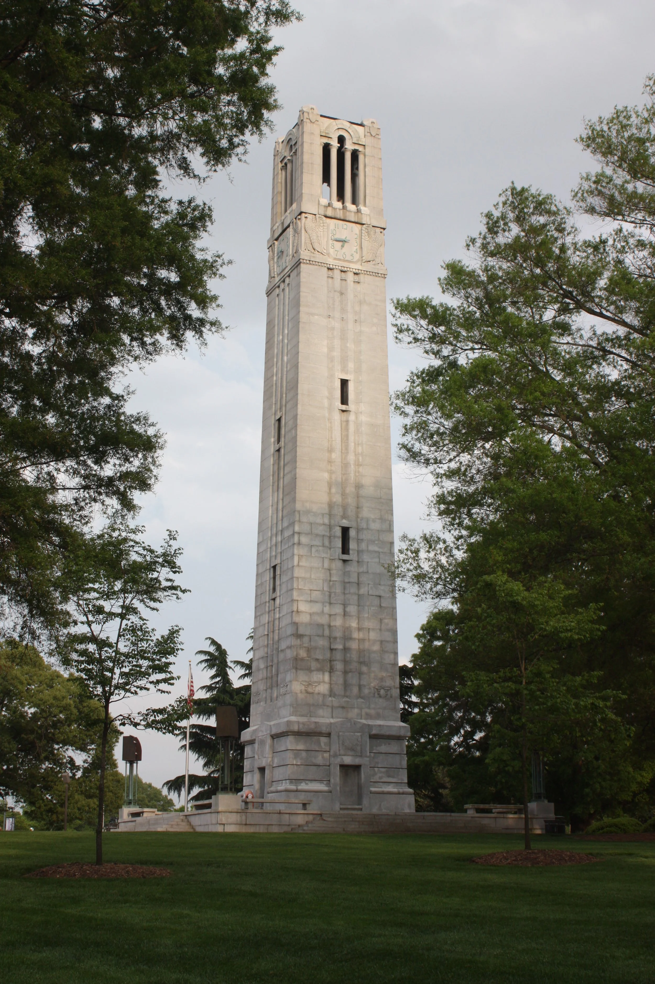 NC State University Belltower close to JC Raulston Arboretum