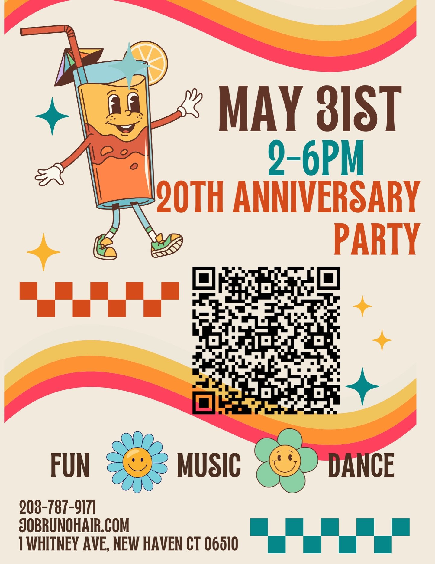 Jo Bruno Hair is turning 20 and yes&hellip; we&rsquo;re throwing a party about it 💅

Join us this May for a party for our clients and the community 🌀

🌀 Brand ambassadors 🎁 Swag bags (because we don&rsquo;t do boring) 🎶 Music + food 🎟️ Raffles 
