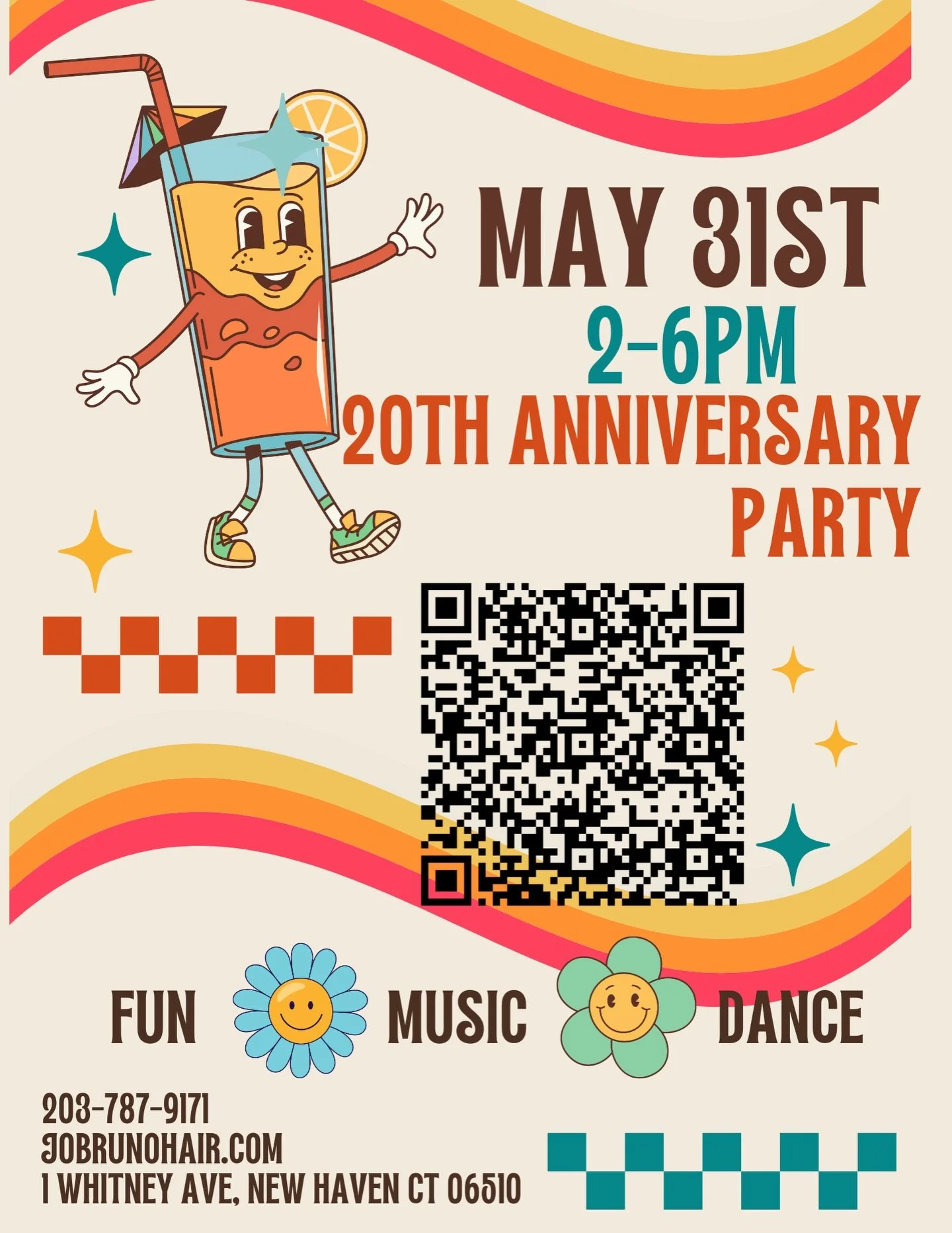 Jo Bruno Hair is turning 20 and yes&hellip; we&rsquo;re throwing a party about it 💅

Join us this May for a party for our clients and the community 🌀

🌀 Brand ambassadors 🎁 Swag bags (because we don&rsquo;t do boring) 🎶 Music + food 🎟️ Raffles 