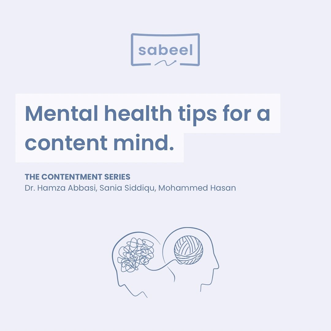 These tips are just a snapshot of what we learned from our panel of mental health professionals at the last event, as part of our series on finding contentment. Check out the link in our bio to listen to the full talk on YouTube!