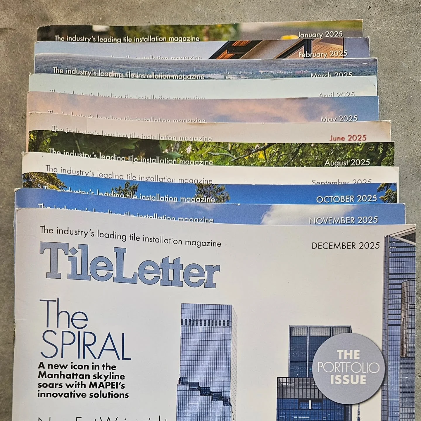 ​Found myself flipping back through last year&rsquo;s @tileletter issues today. The amount of technical knowledge packed into these pages is insane from moisture management to large-format porcelain handling.
​Staying updated isn't just a hobby; it&r