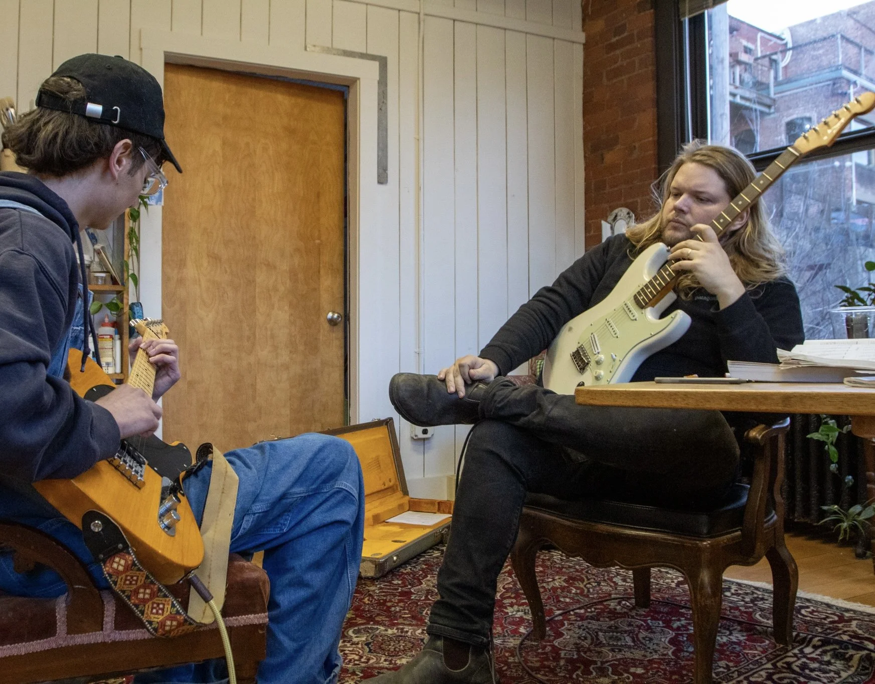 In my first studio in downtown Brattleboro VT .