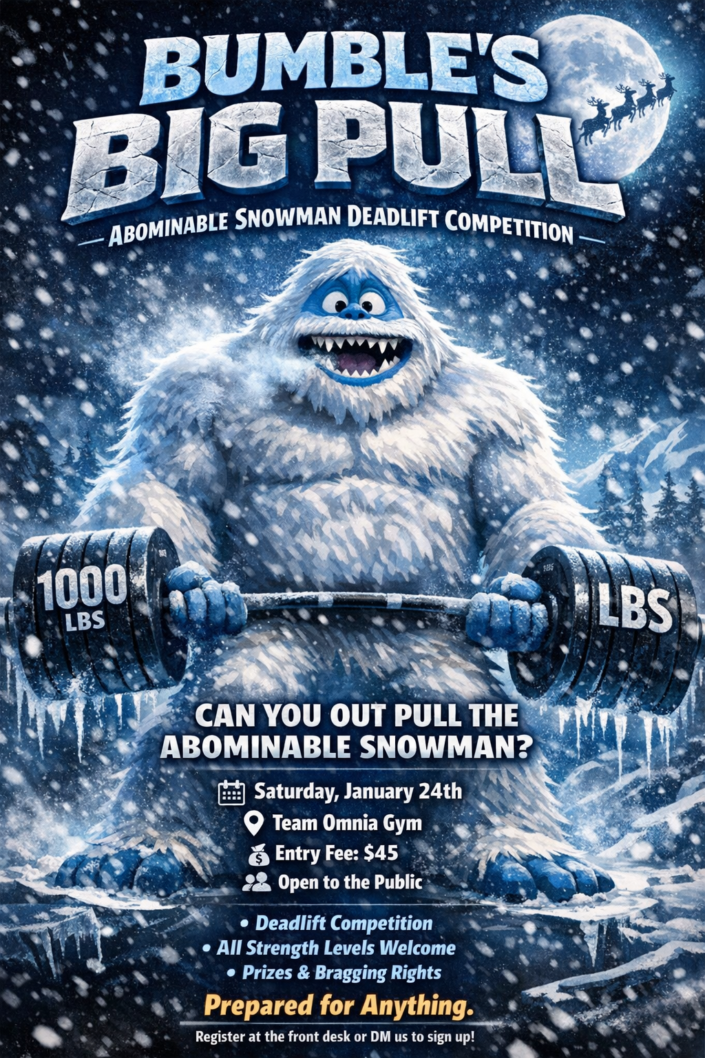 🏋️‍♂️Bumbles Big Pull - Deadlift Max Out January 31st