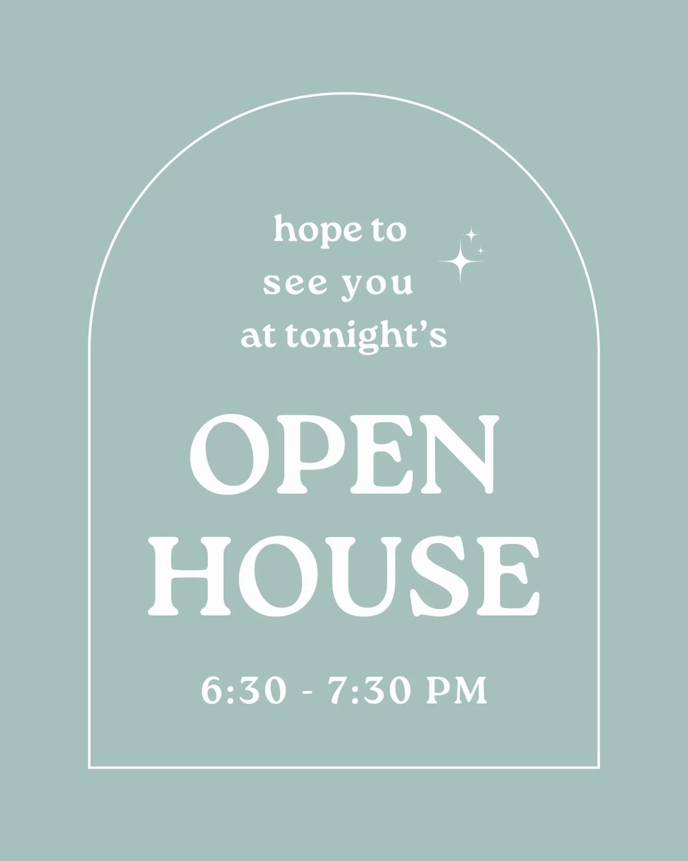 This is your friendly reminder that tonight is our last open house. If you&rsquo;re interested in learning more, we&rsquo;d love to see you there!