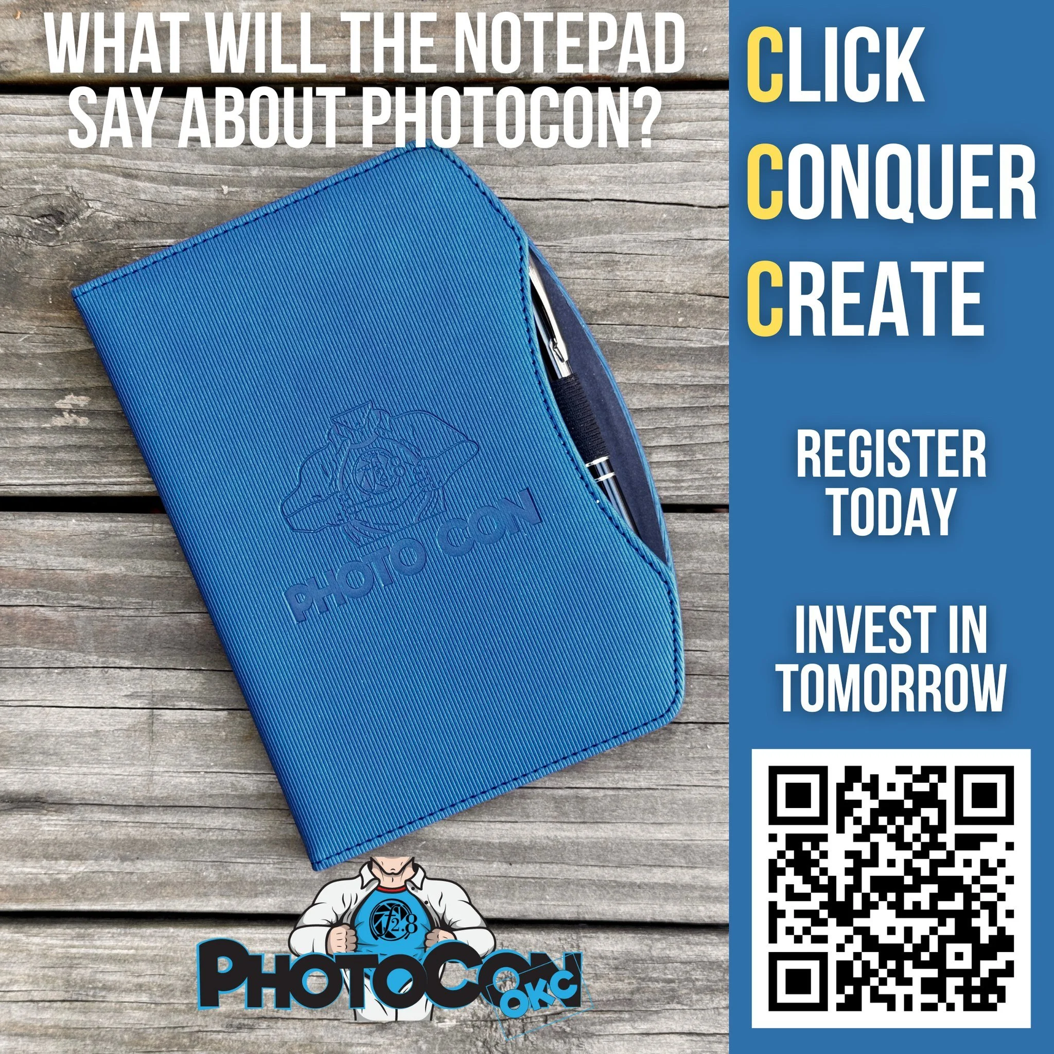 CLICK. CAPTURE. CREATE.

Three simple words&mdash;but what if they became your turning point?

When you register for PhotoCon OKC, you&rsquo;re not just signing up for another photography event&mdash;you&rsquo;re investing in your future self.

Pictu