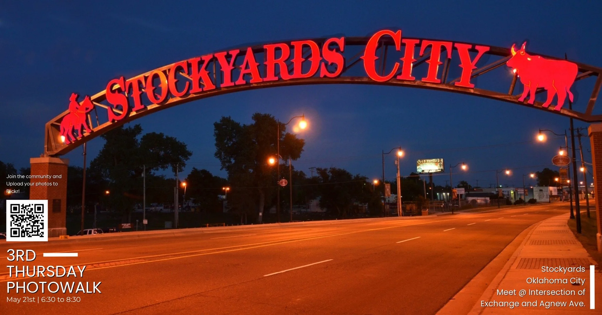 ⏰ PHOTO WALK REMINDER &mdash; DON&rsquo;T MISS IT

Just a reminder &mdash; our next photo walk at the Oklahoma City Stockyards is coming up quick.

This is your chance to capture bold textures, western grit, and golden-hour light in one of the most u