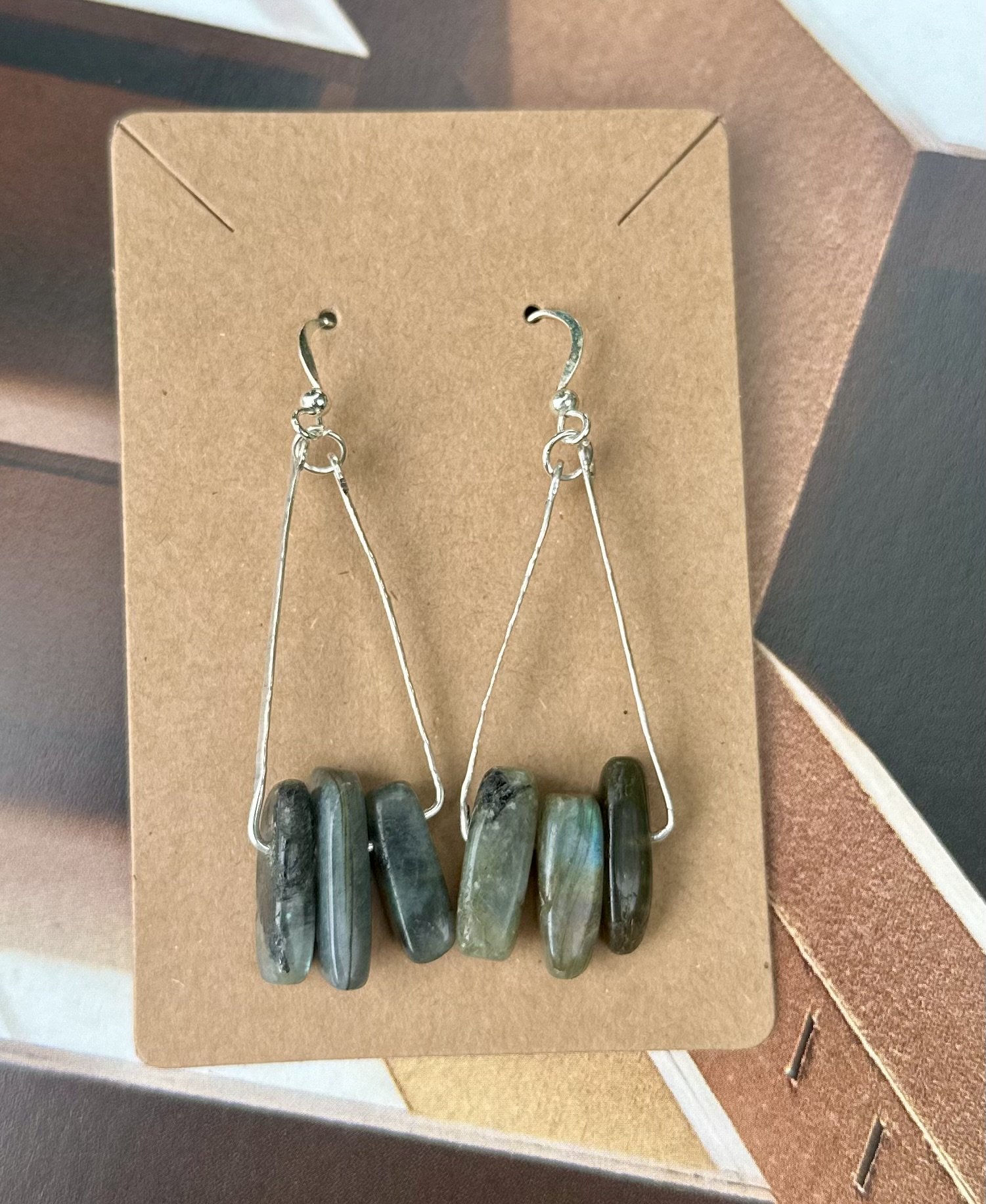 Jade Drop Earings