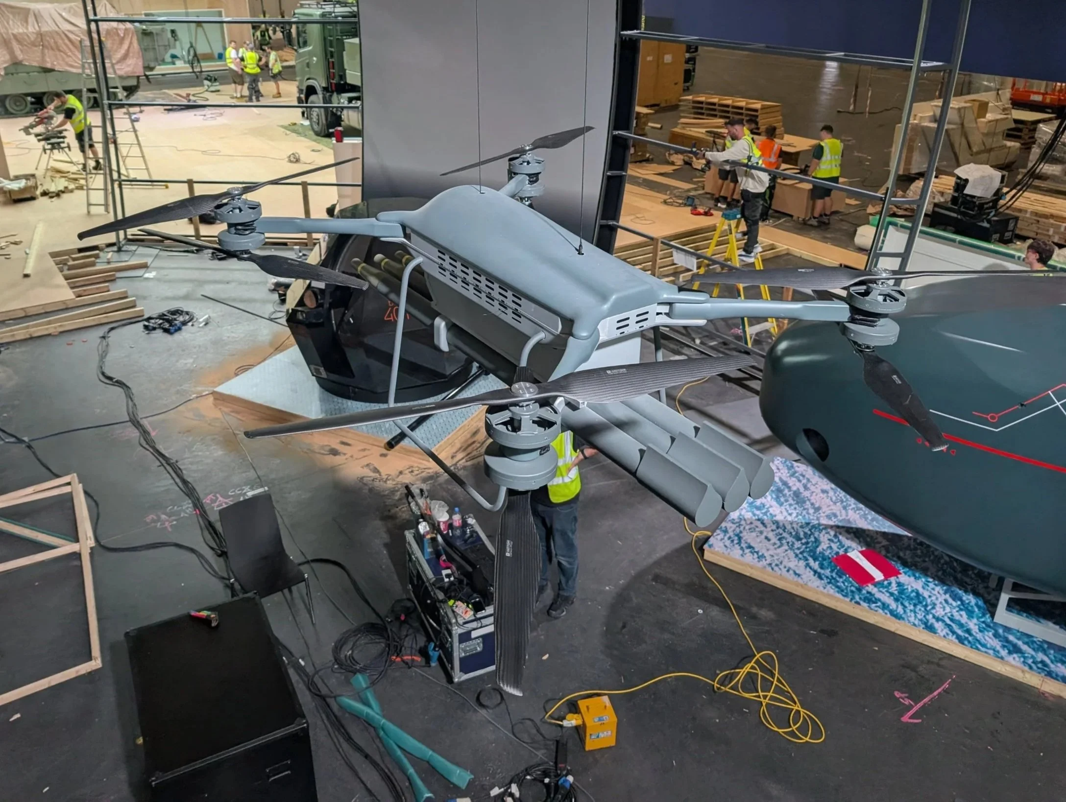 1:1 Scale 3D printed model drone
