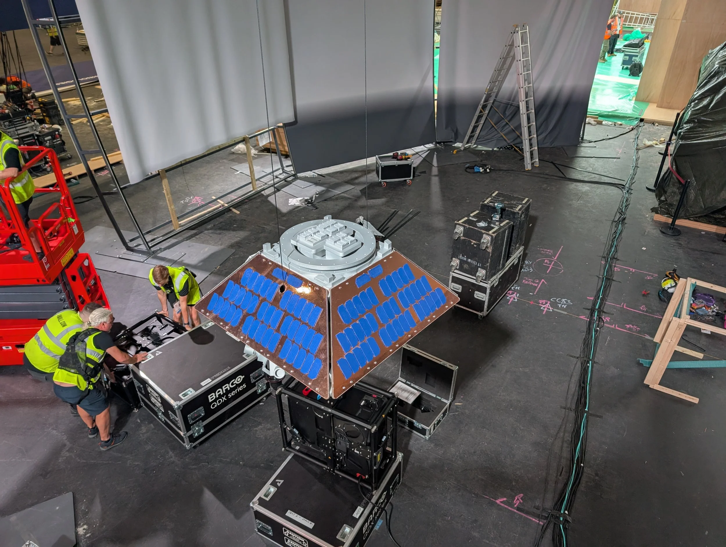 1:1 Scale 3D lasercut model satellite