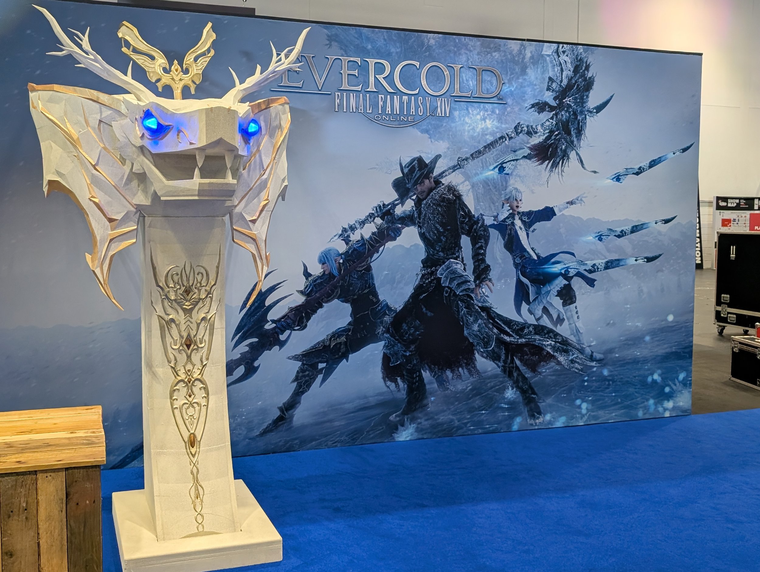 Snake Statue- FFXIV Expansion Promotion @ MCM Commiccon