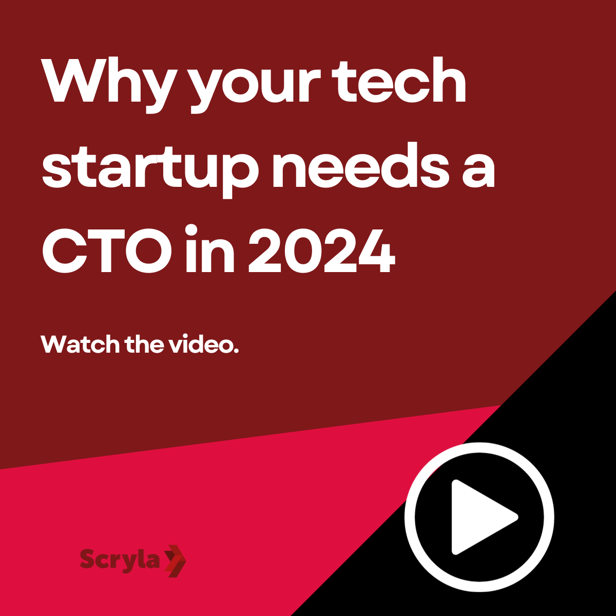 Why your tech startup needs a CTO in 2024.
