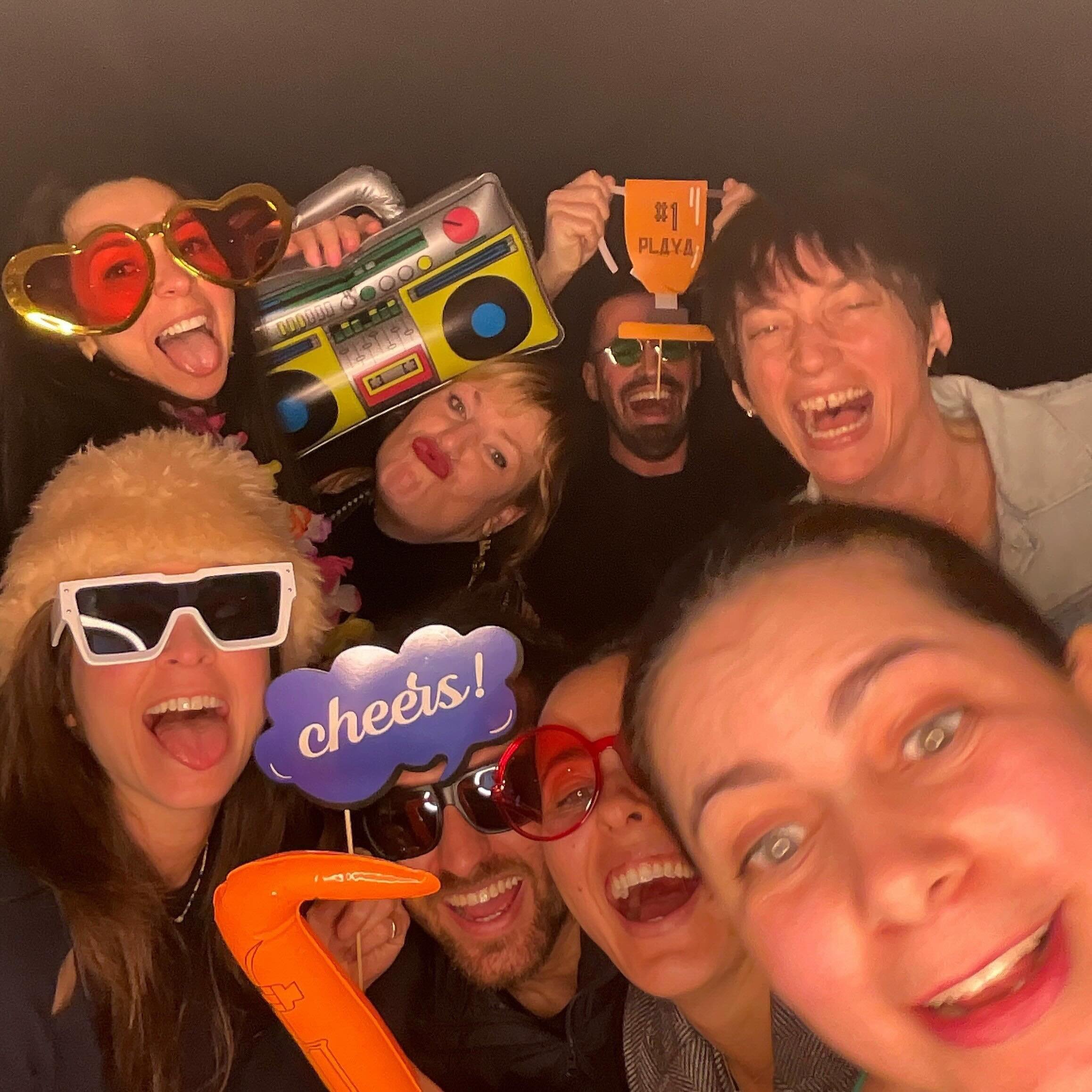 Picture First Photo Booth wishes you a Happy Friday with the same energy as everyone in this booth picture! 🤩🥳🥂 

#photobooth #picturefirstphotobooth #photoboothportland