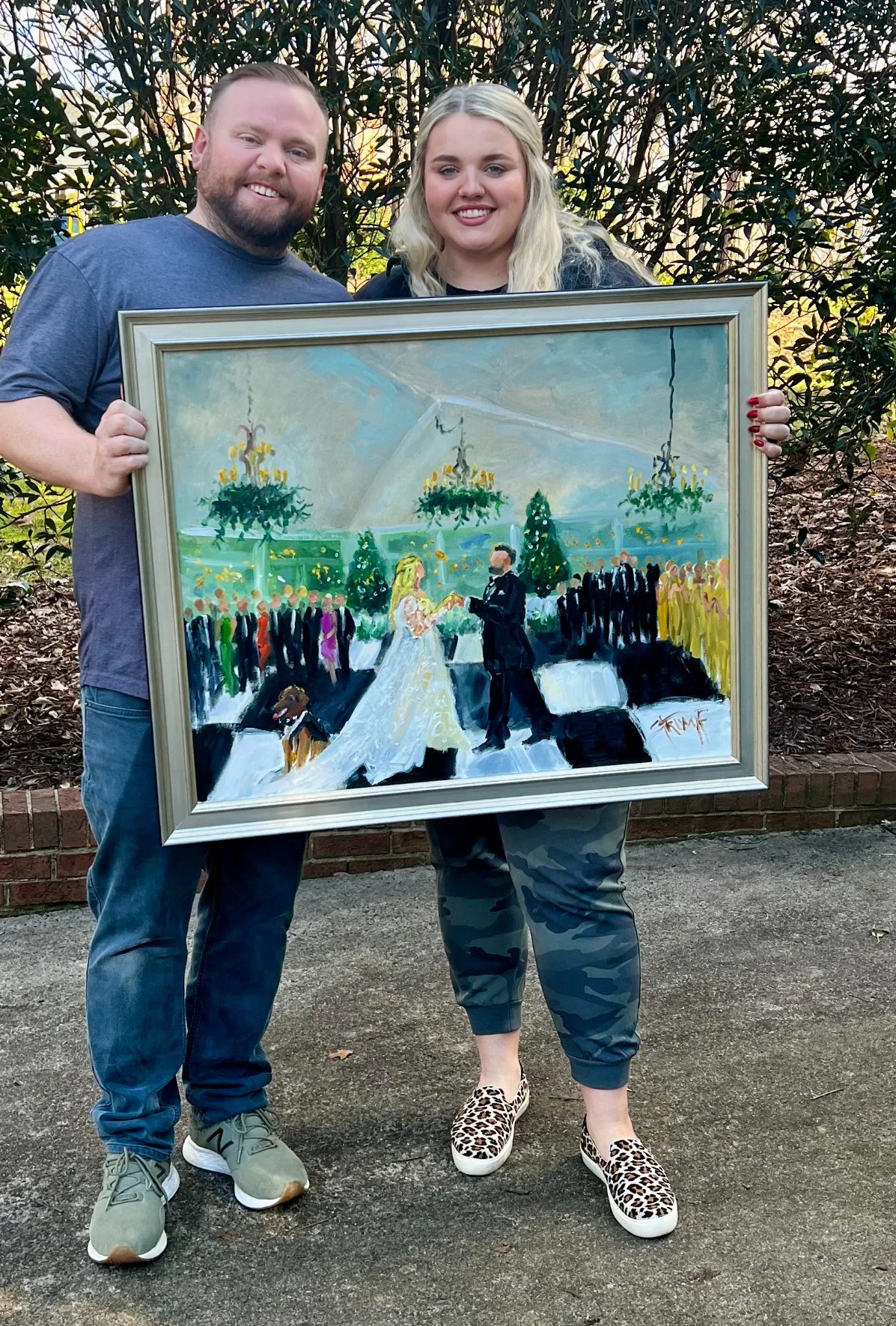Live Wedding Painting