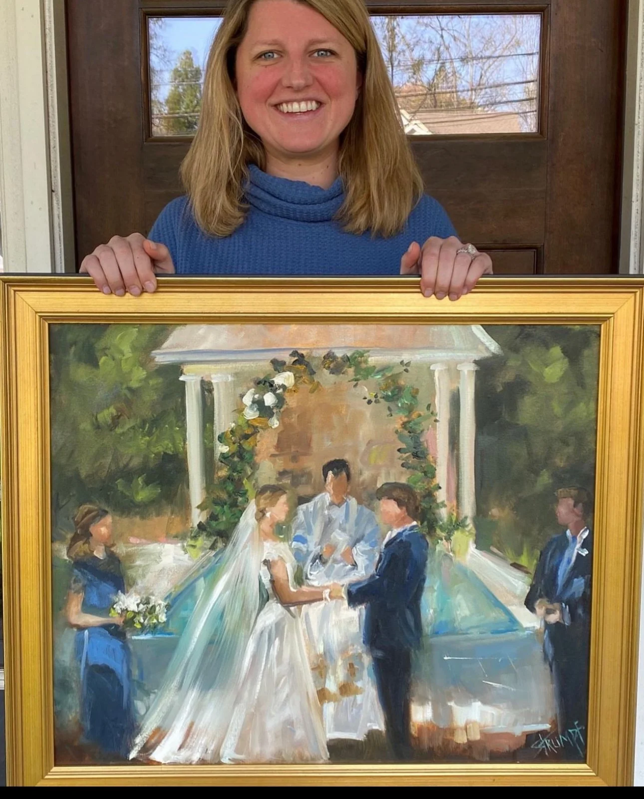 Live Wedding Painting