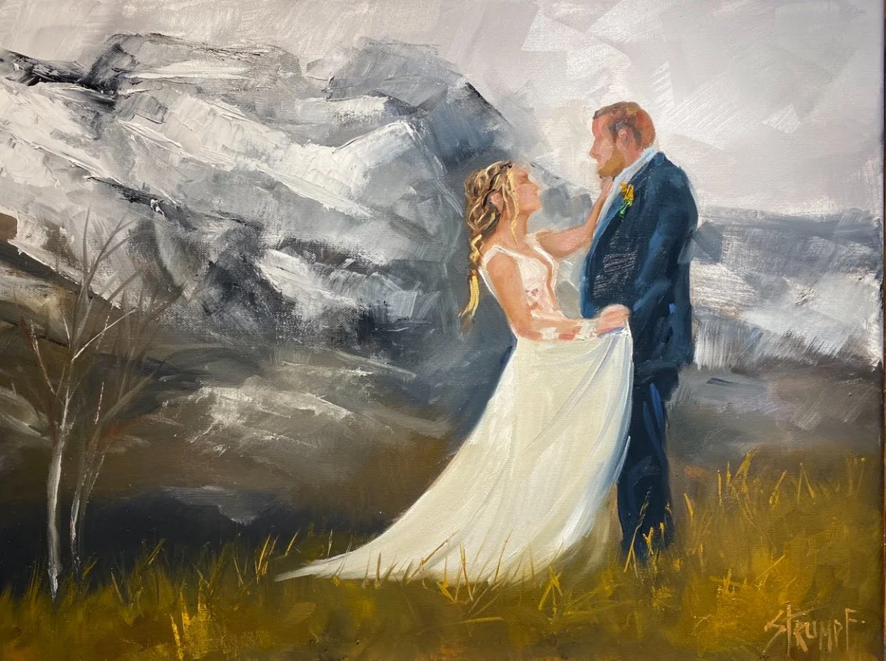 Wedding painting from photos