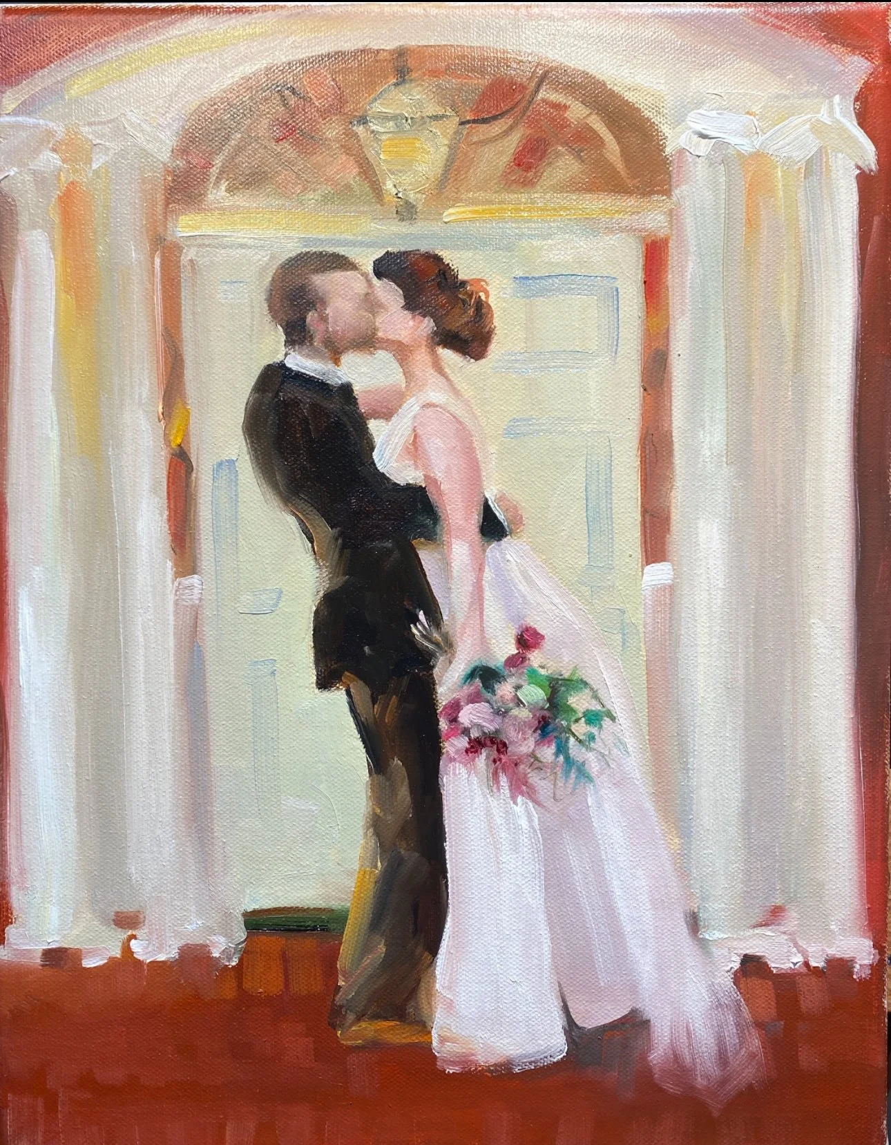 Wedding painting from photos
