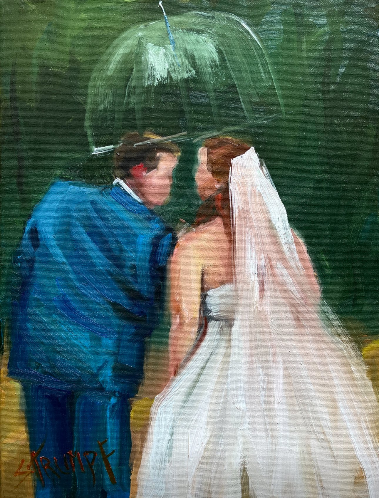 Wedding painting from photos